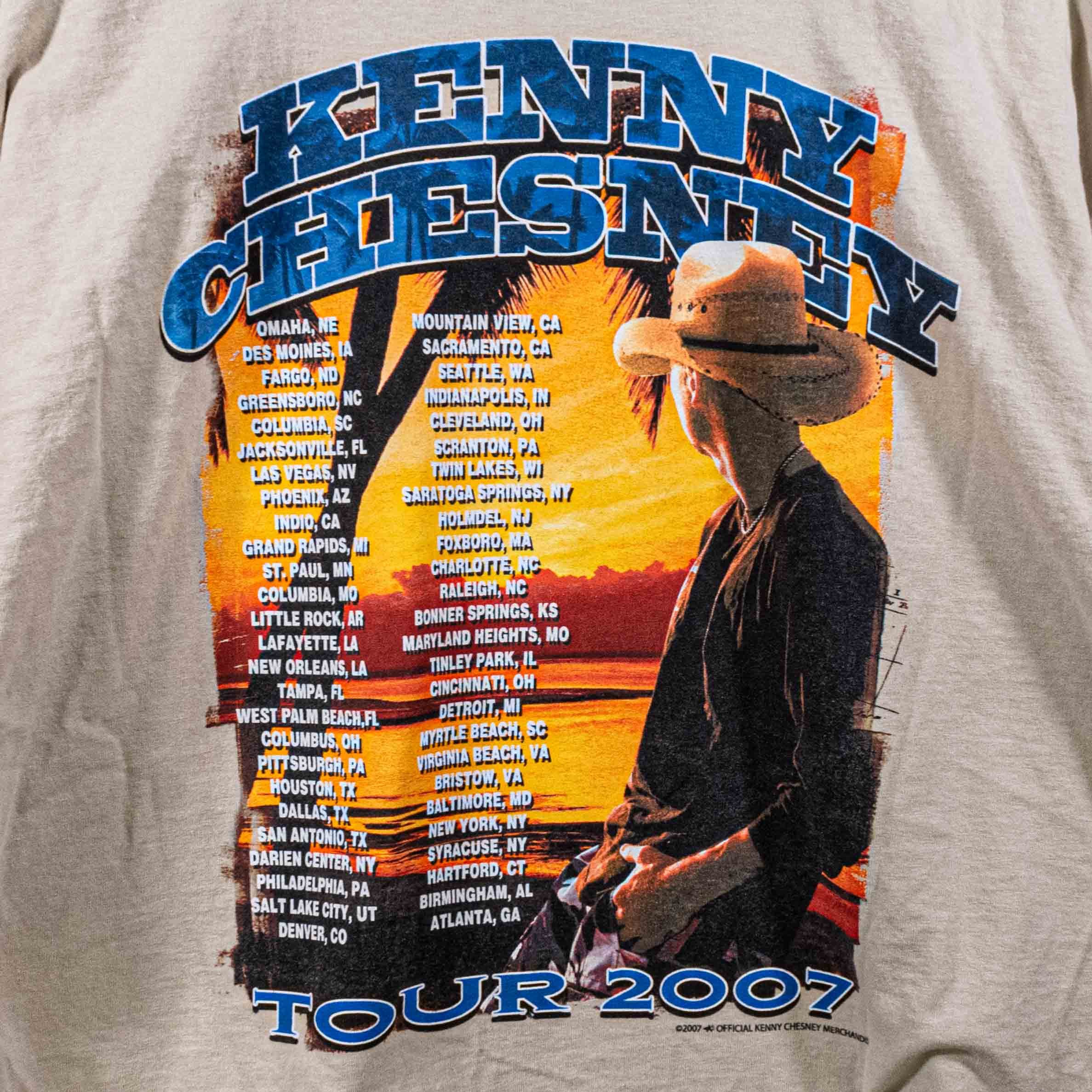 Band Tees Kenny Chesney Flip Flop Summer 2007 Tour T-Shirt Country Size US XL / EU 56 / 4 - 7 Thumbnail