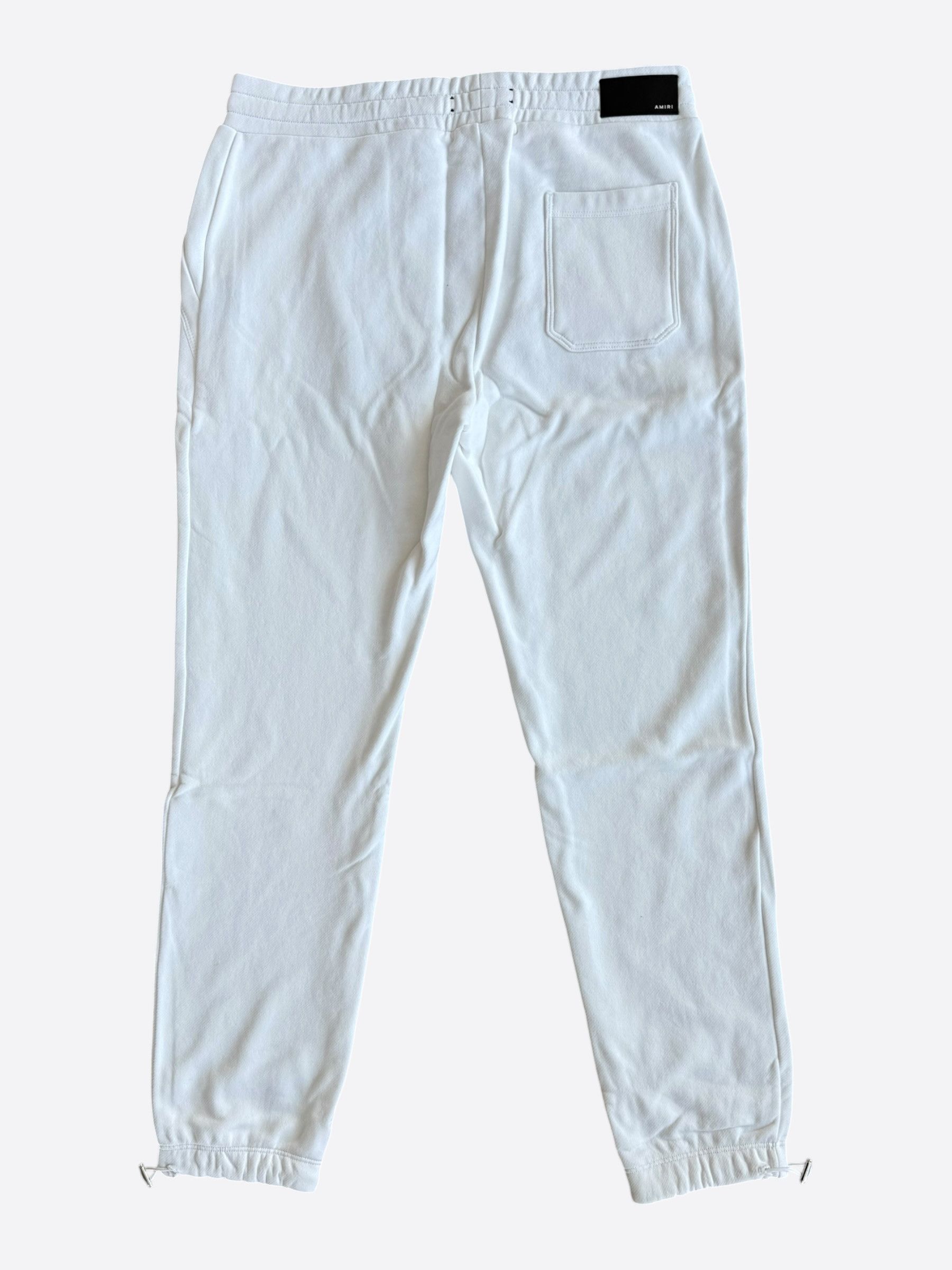 Amiri Amiri White & Red Paisley Star Logo Sweatpants Size US 32 / EU 48 - 2 Thumbnail