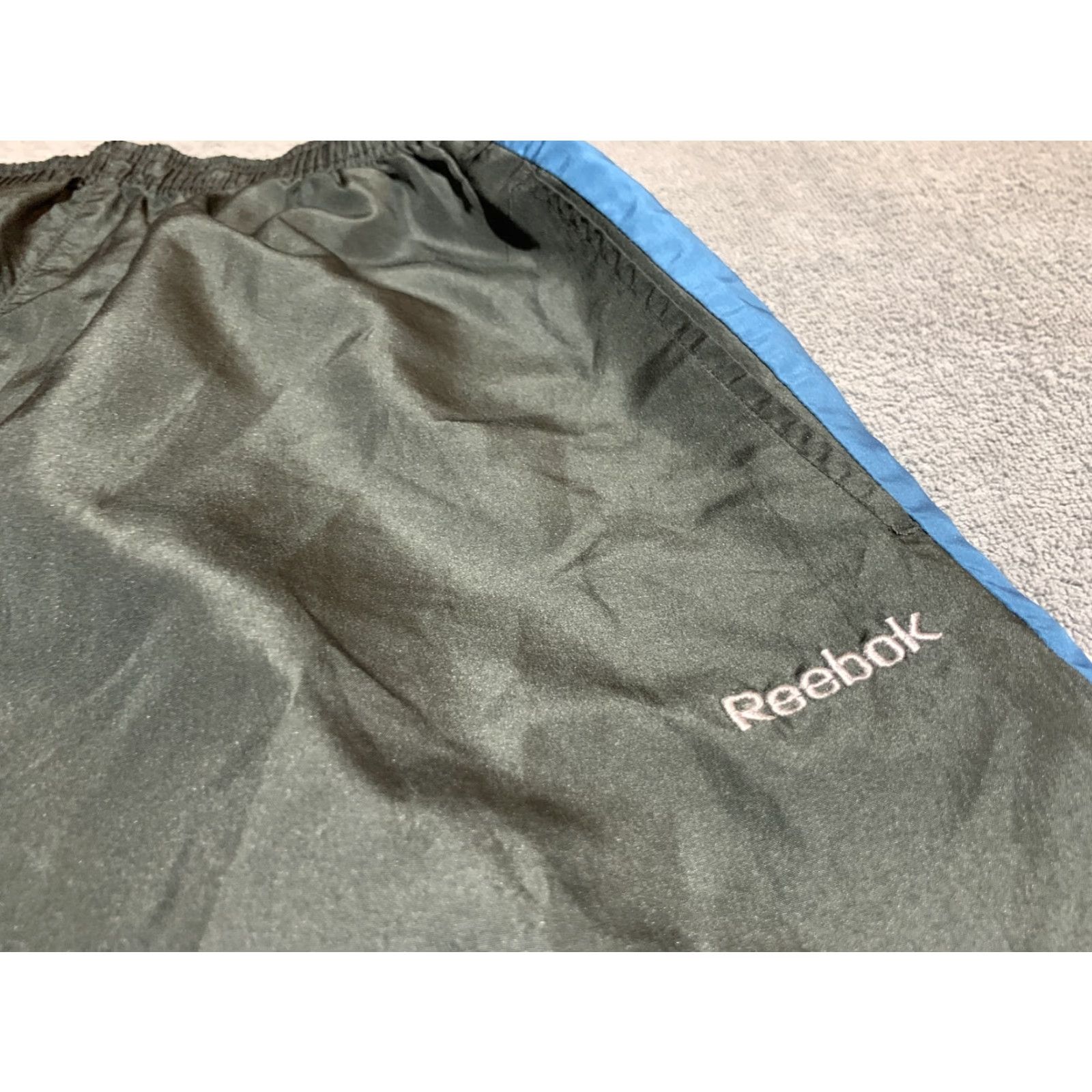 Reebok REEBOK Black & Blue Athletic Performance Shorts - Adult Medium - Men's Size US 31 - 2 Thumbnail