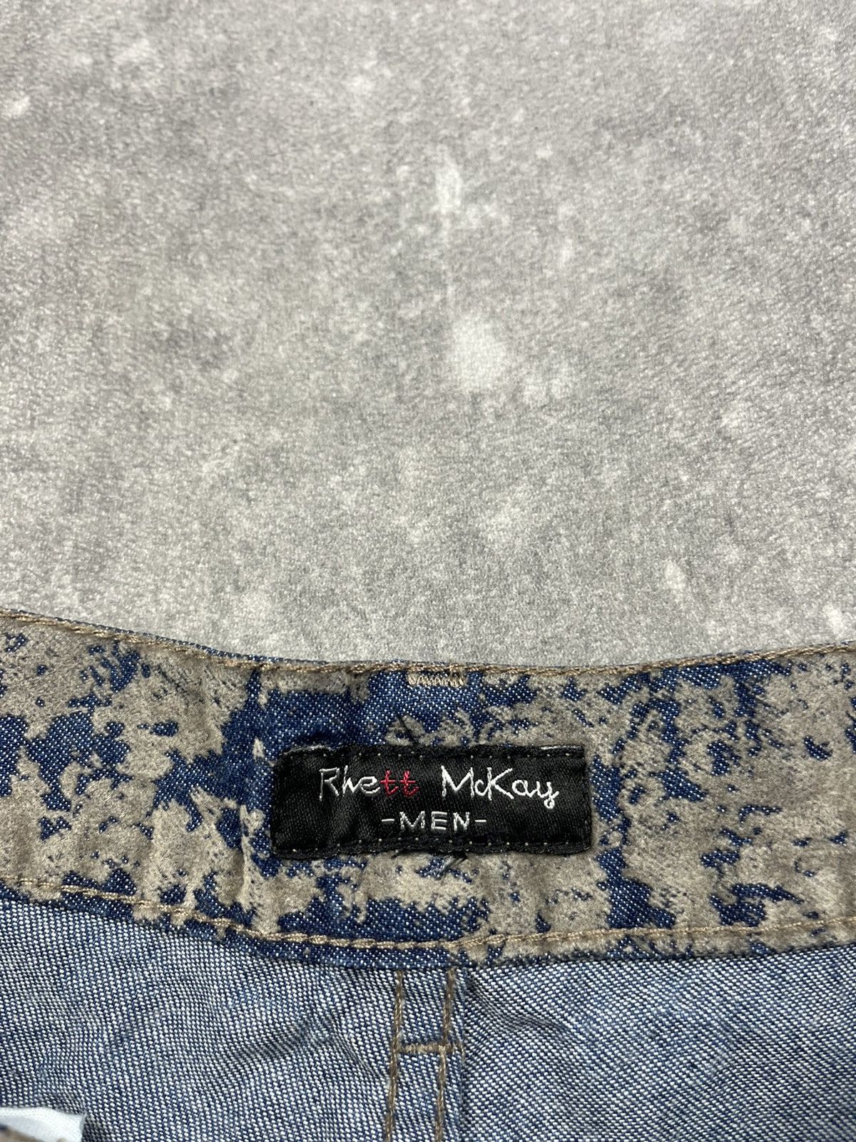 Vintage Rare Painted Distressed Flared Pants Archive Alternative 00s Size US 32 / EU 48 - 8 Thumbnail