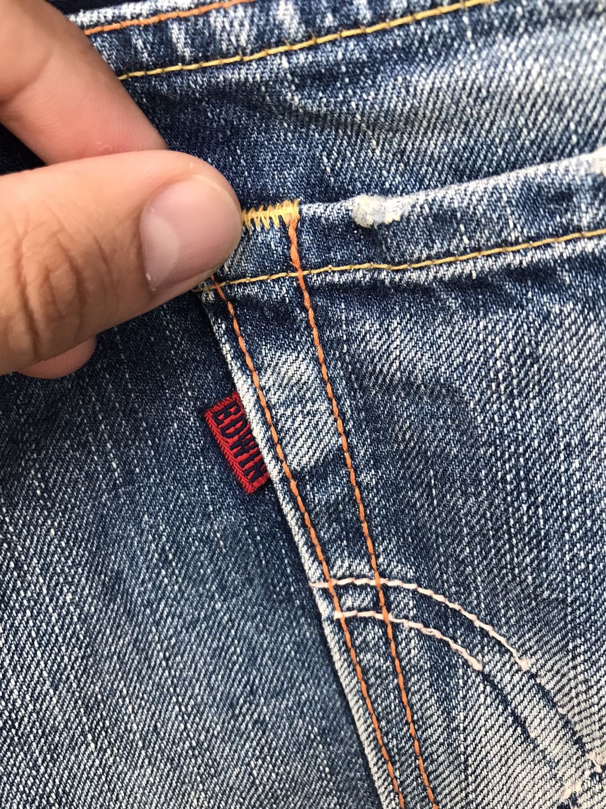Edwin Vintage Edwin 511 Distressed Denim Seditionaries Style Size US 33 - 13 Thumbnail
