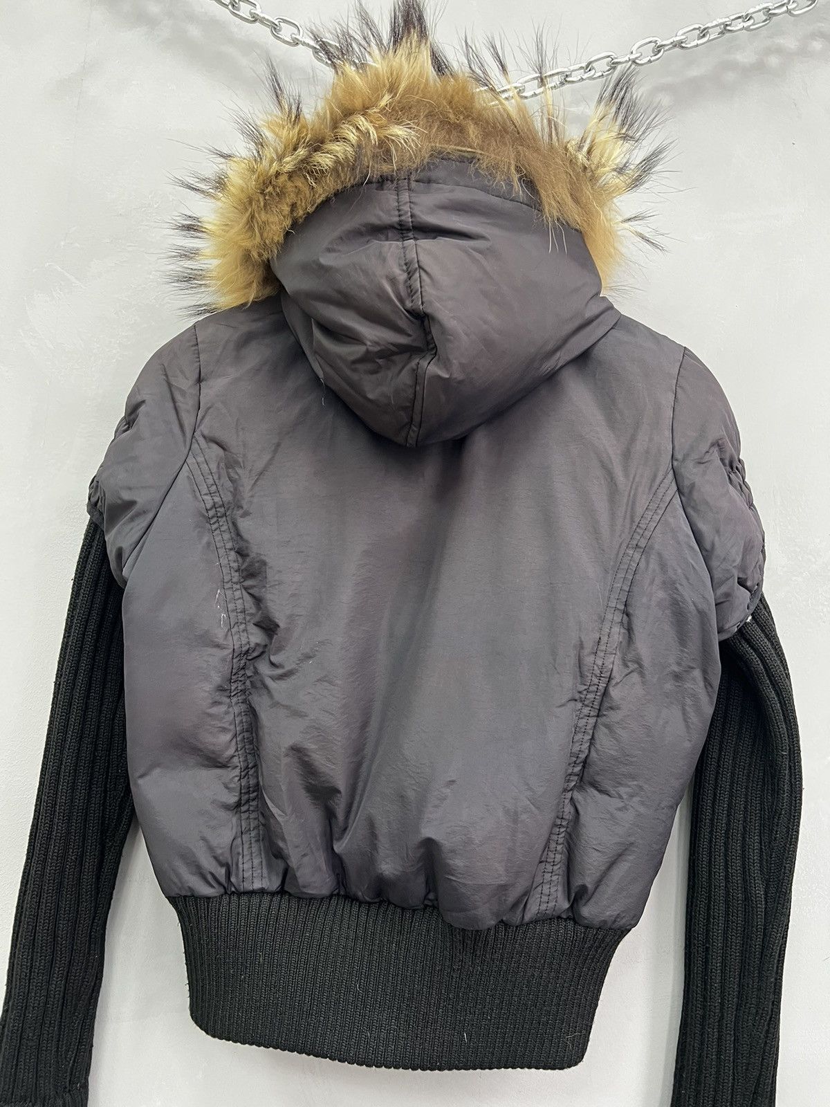 Hysteric Glamour × If Six Was Nine 2000s Avant Garde If Six Was Nine Style Jacket fur Hood 90s Size M / US 6-8 / IT 42-44 - 13 Thumbnail