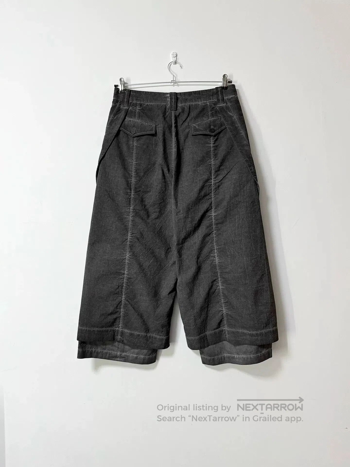 Yohji Yamamoto Ink Dust Japanese Wide-Leg Pants. Size US 30 / EU 46 - 2 Thumbnail