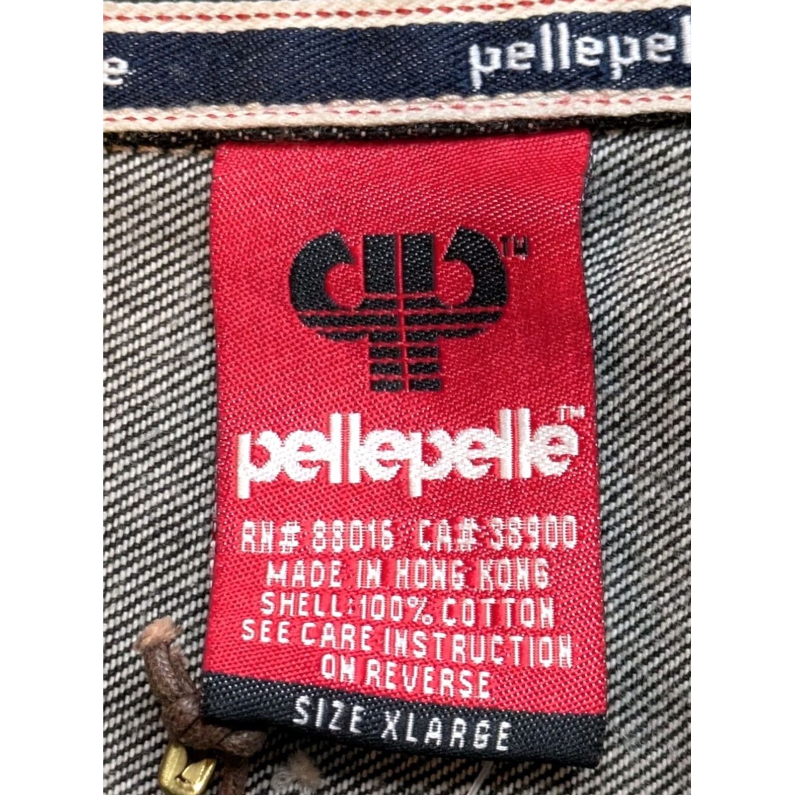Pelle Pelle VINTAGE Pelle Pelle Marc Buchanan Jacket Denim Corduroy Streetwear XL Black 90s Mens Size US XL / EU 56 / 4 - 6 Thumbnail