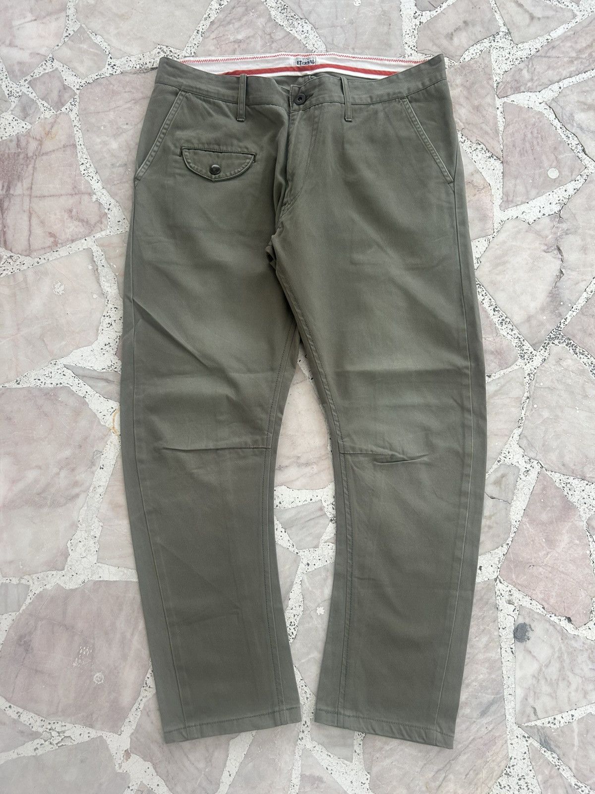 Eternal Eternal Vintage Green Casual Trousers Size US 34 / EU 50 - 1 Thumbnail