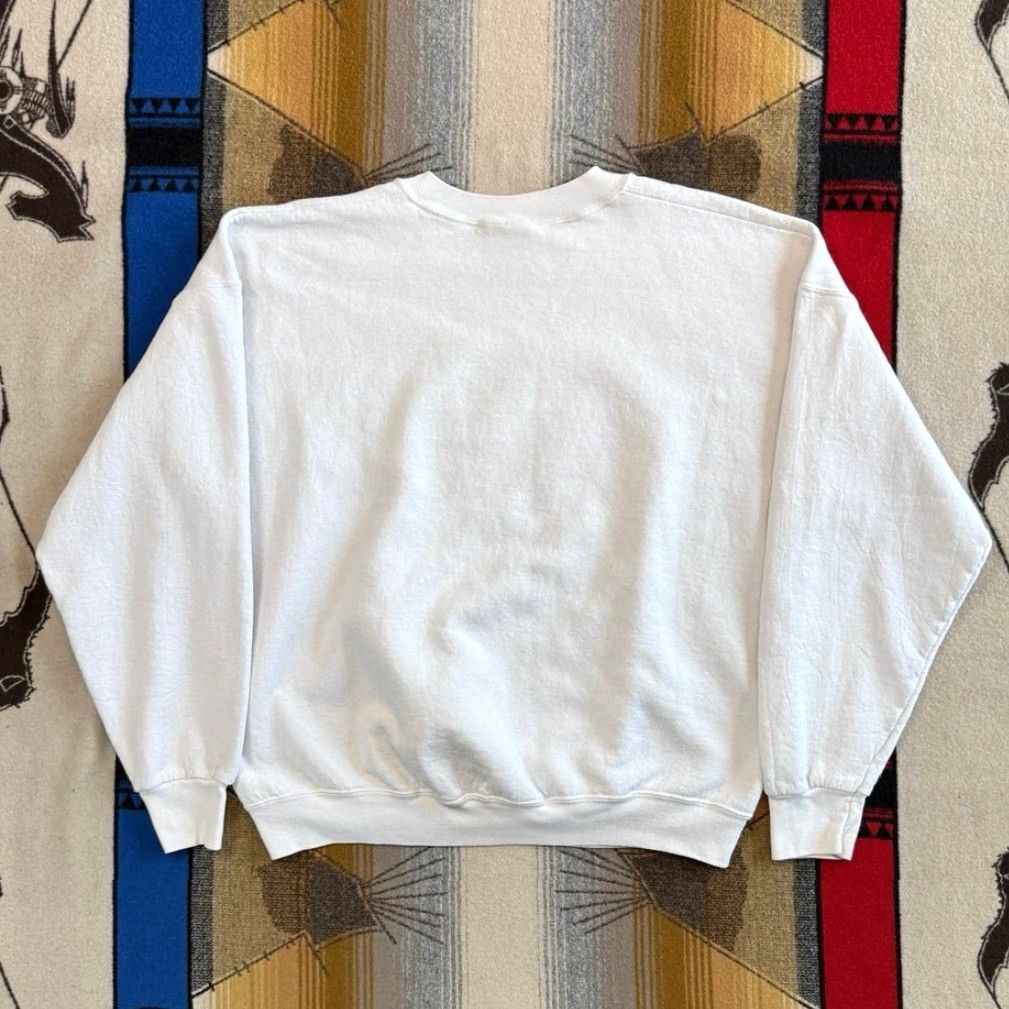 Fruit Of The Loom VINTAGE Deer Hunting 90s Funny Humor Crewneck Sweatshirt 2XL Men White Fruit of the Loom Sweatshirt Size US XXL / EU 58 / 5 - 5 Thumbnail