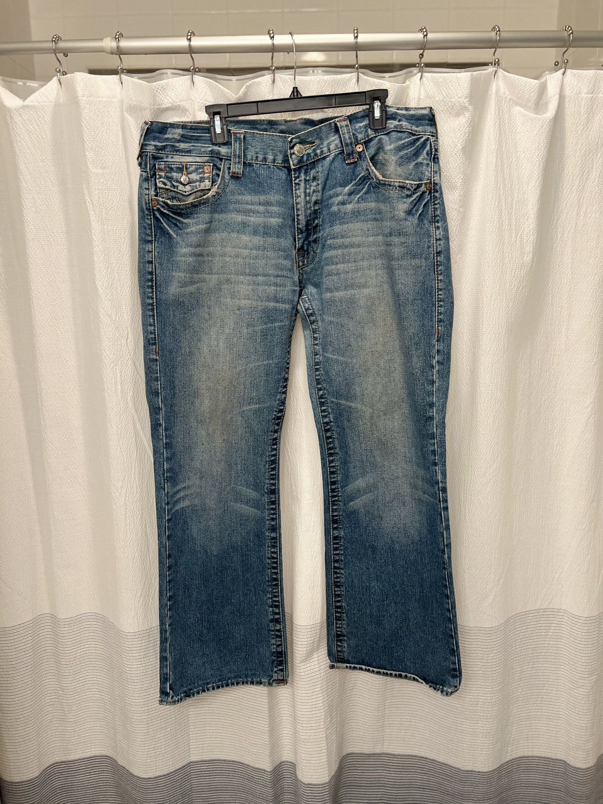 True Religion True Religion Embroidered Back Pocket Jeans Size US 38 / EU 54 - 2 Thumbnail