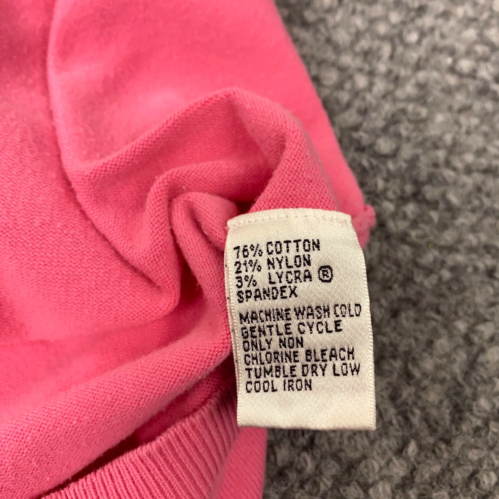 Talbots Talbots Polo Shirt Womens Petites Plus Size 1XP Pink Short Sleeve V-Neck Size XL / US 12-14 / IT 48-50 - 7 Thumbnail