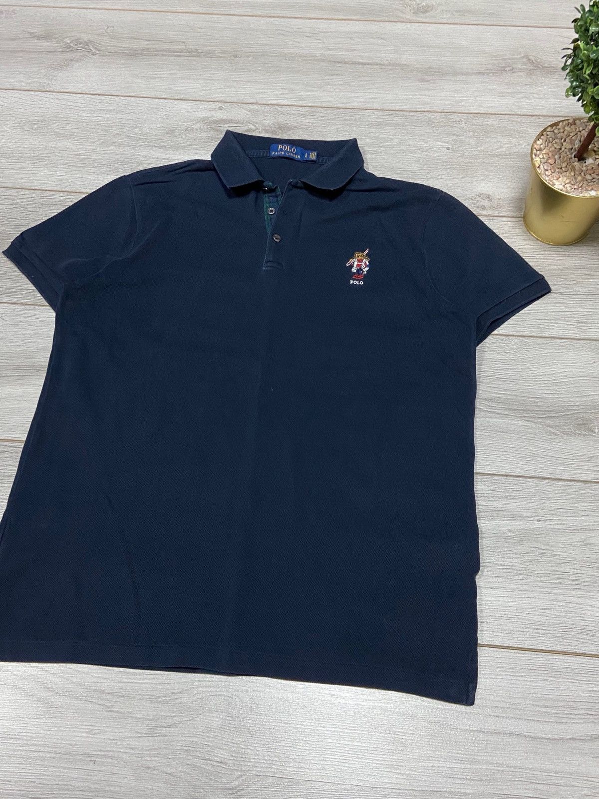 Polo Ralph Lauren POLO Bear Ralph Lauren vintage polo shirt Size US L / EU 52-54 / 3 - 3 Thumbnail