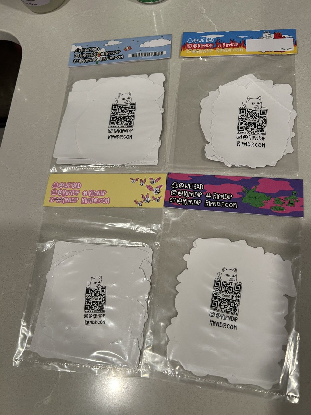 RIPNDIP 4 Rip N Dip sticker Packs Size ONE SIZE - 3 Thumbnail