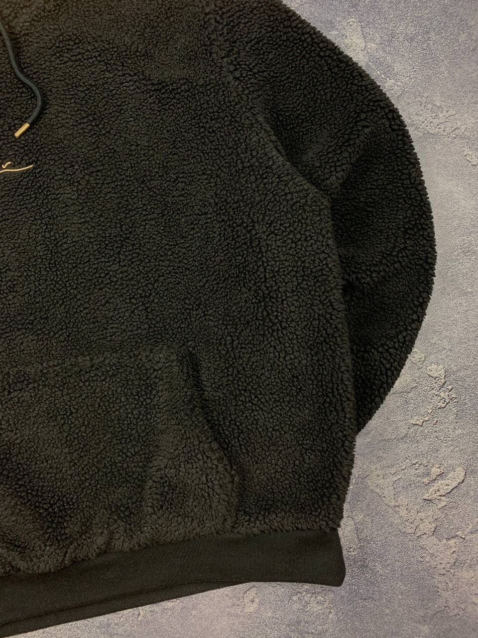 Karl Kani Karl Kani Men's Sherpa Hoodie Black Teddy Bear Fleece Size US L / EU 52-54 / 3 - 5 Thumbnail