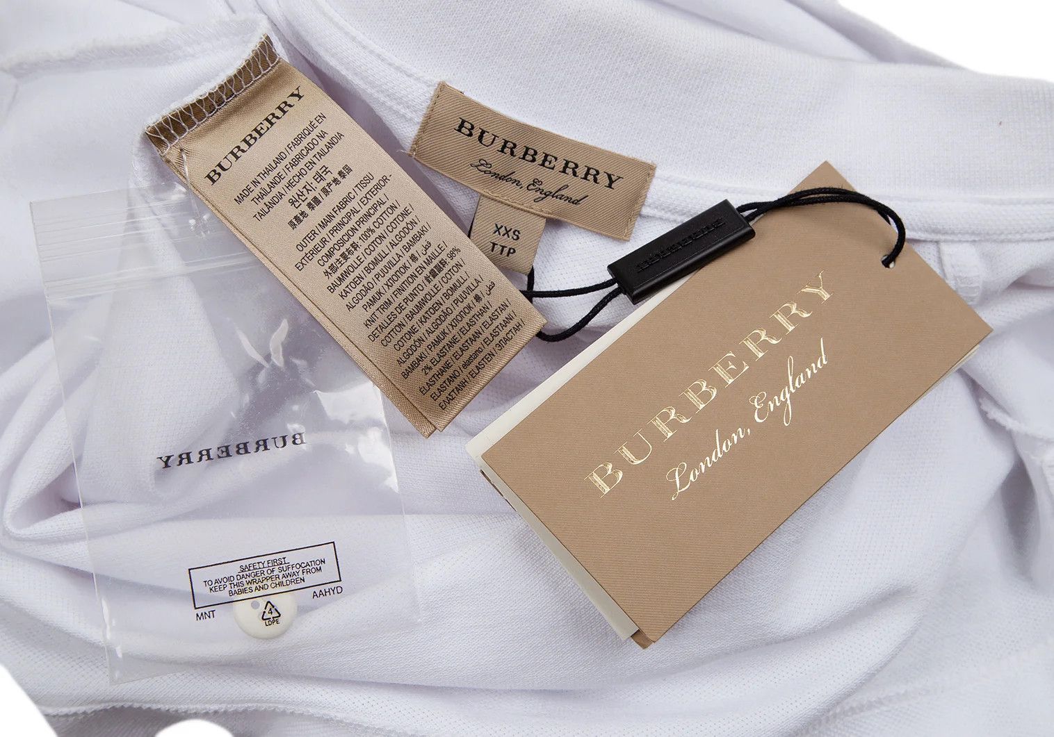 Burberry Equestrian Night Embroidered Polo Shirt White XXS Size US XXS / EU 40 - 15 Thumbnail