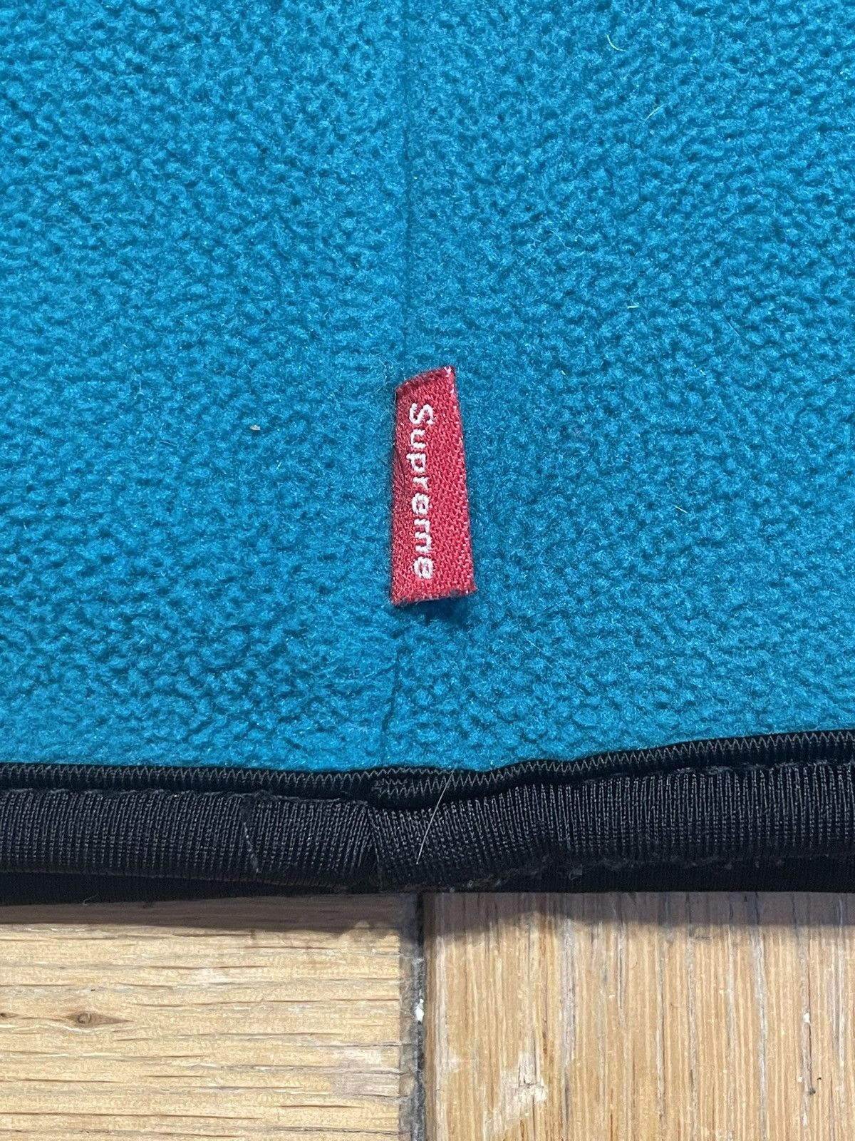 Vintage Supreme Polartec Fleece Neck Gaitor Teal FW16 Size ONE SIZE - 3 Thumbnail