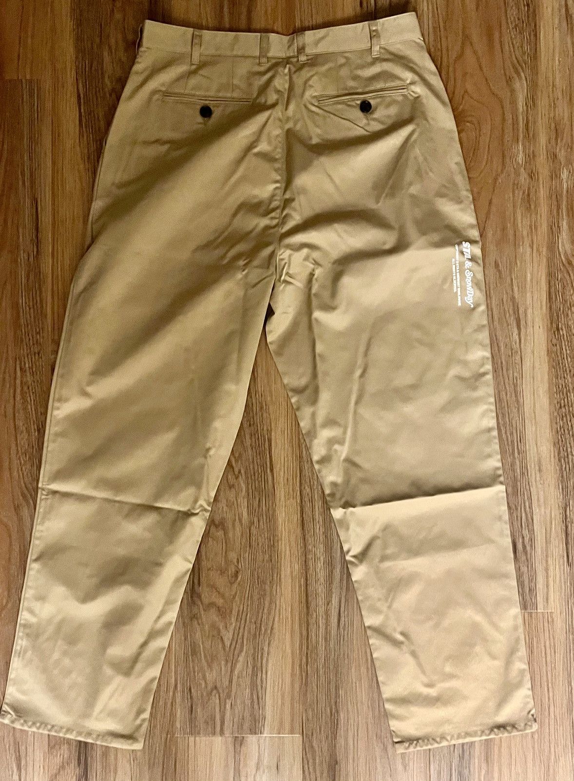 Japanese Brand × Snowday Snowday x STA Khaki skate pants large Size US 32 / EU 48 - 2 Thumbnail