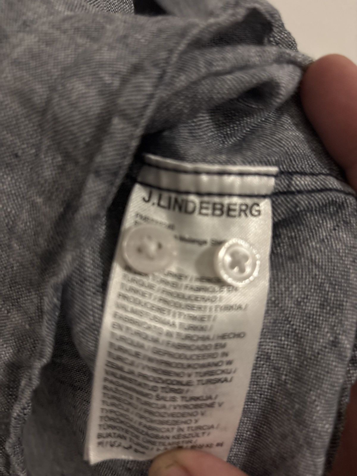 J.Lindeberg J.Linderberg Linen Shirt Size US L / EU 52-54 / 3 - 5 Thumbnail