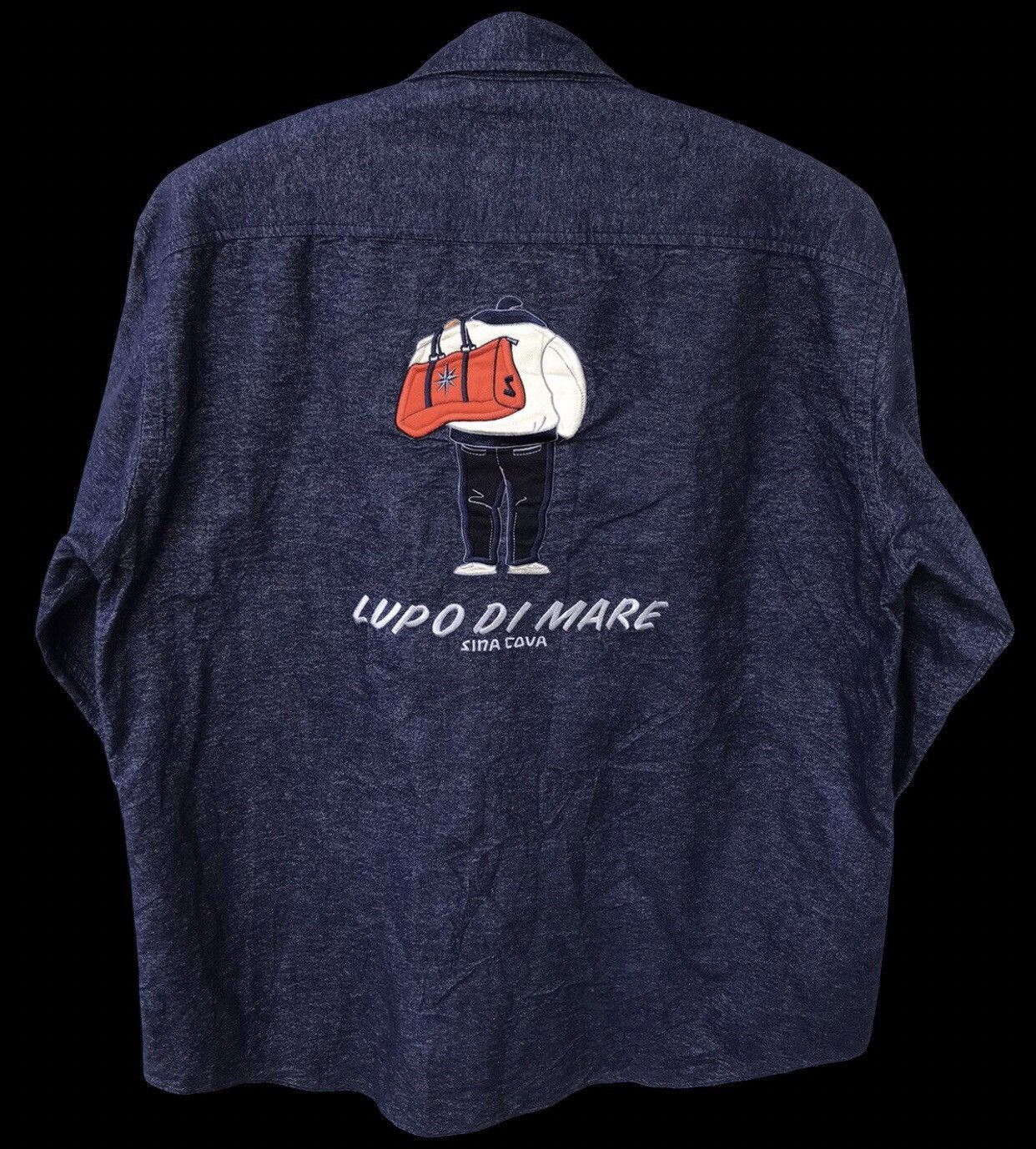 Designer × Japanese Brand SINO COVA Japan Designer Spell Out Embroidery Shirt Size US L / EU 52-54 / 3 - 1 Thumbnail
