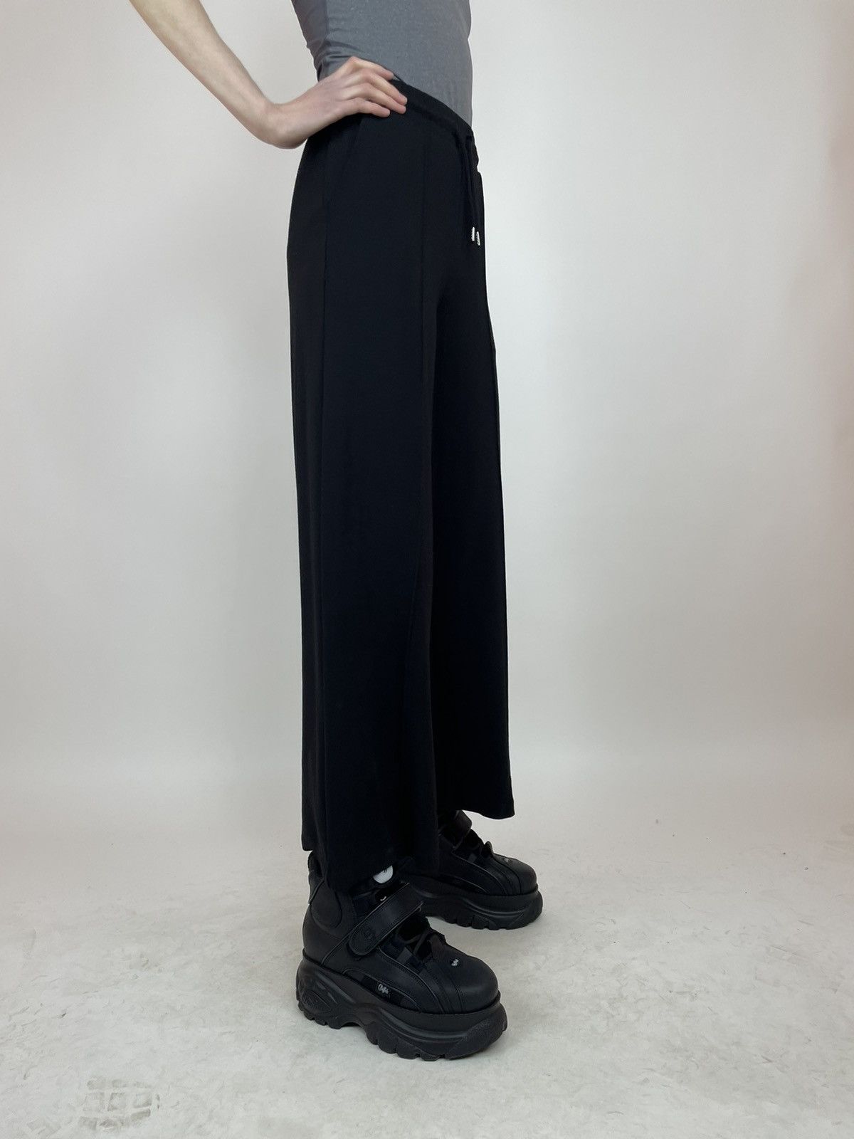 Japanese Brand × Selected Homme SELECTED HOMME Wide legs black Cropped pants Size 26" / US 2 / IT 38 - 6 Thumbnail