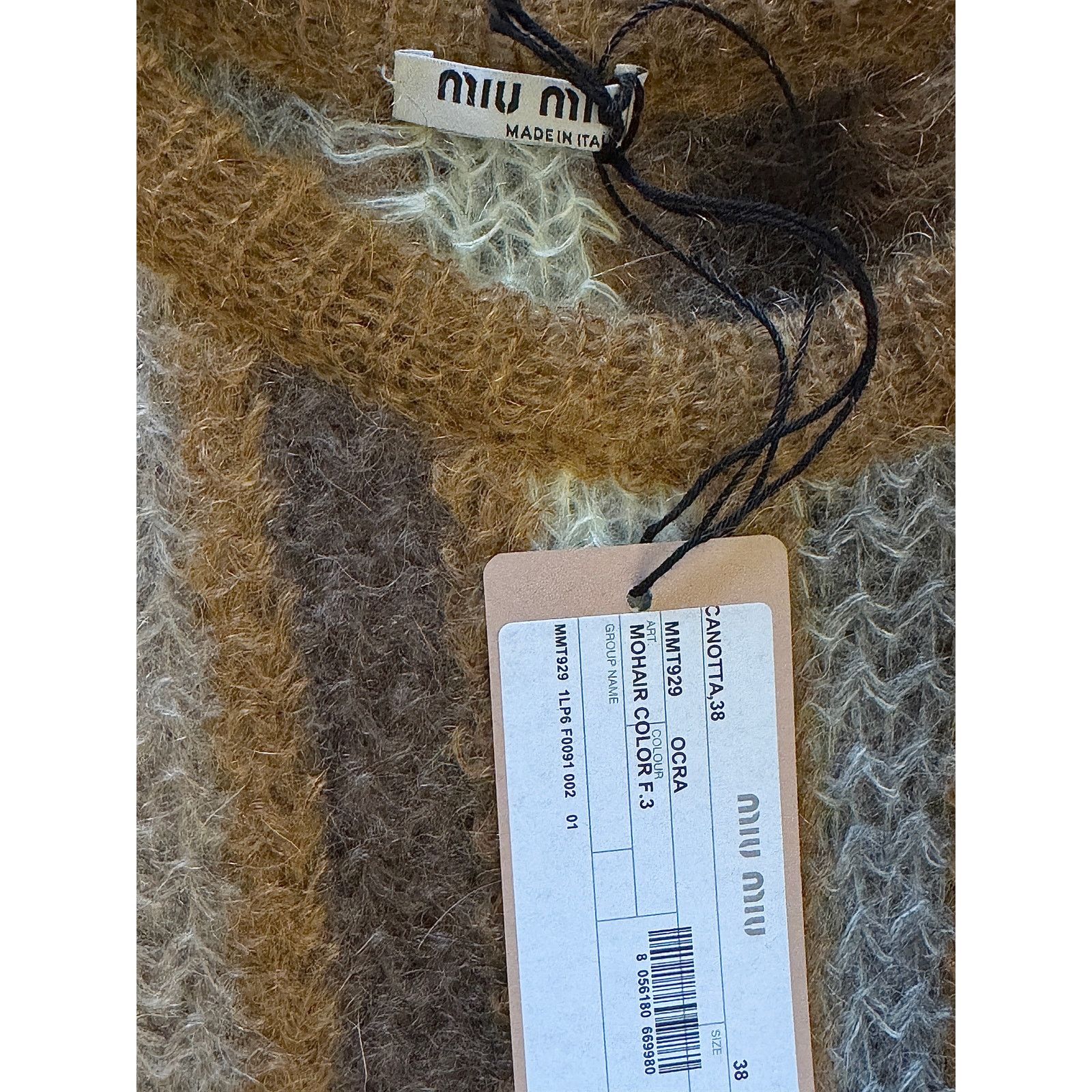 Miu Miu Miu Miu NWT 2019 Mohair Sweater Vest Striped Size S / US 4 / IT 40 - 3 Thumbnail