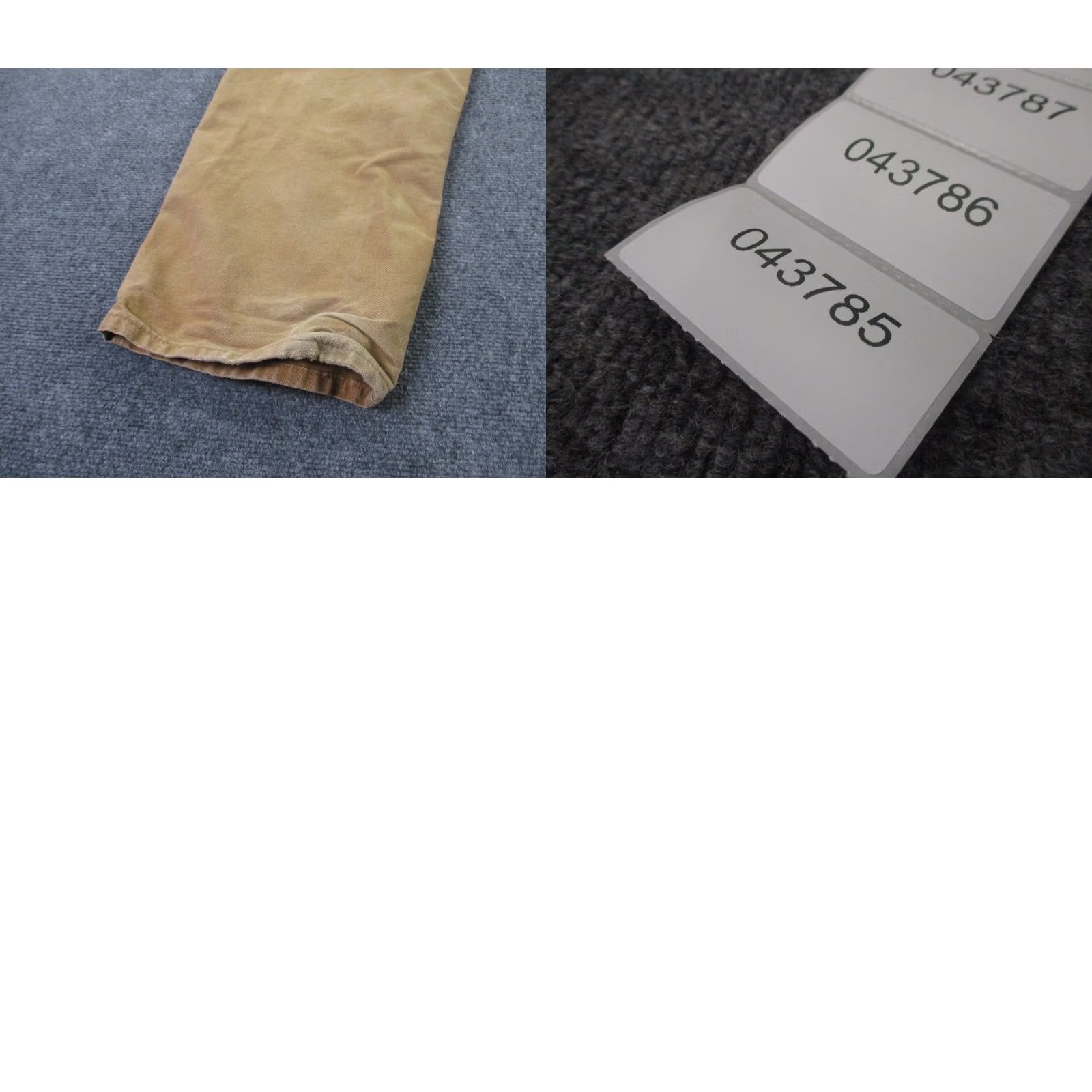 Carhartt Carhartt Pants Men 36 X 32 Beige Canvas Dungaree Workwear Outdoor Heavy Carpenter Pants Mens Beige Canvas Carhartt Pants Size US 34 / EU 50 - 9 Thumbnail