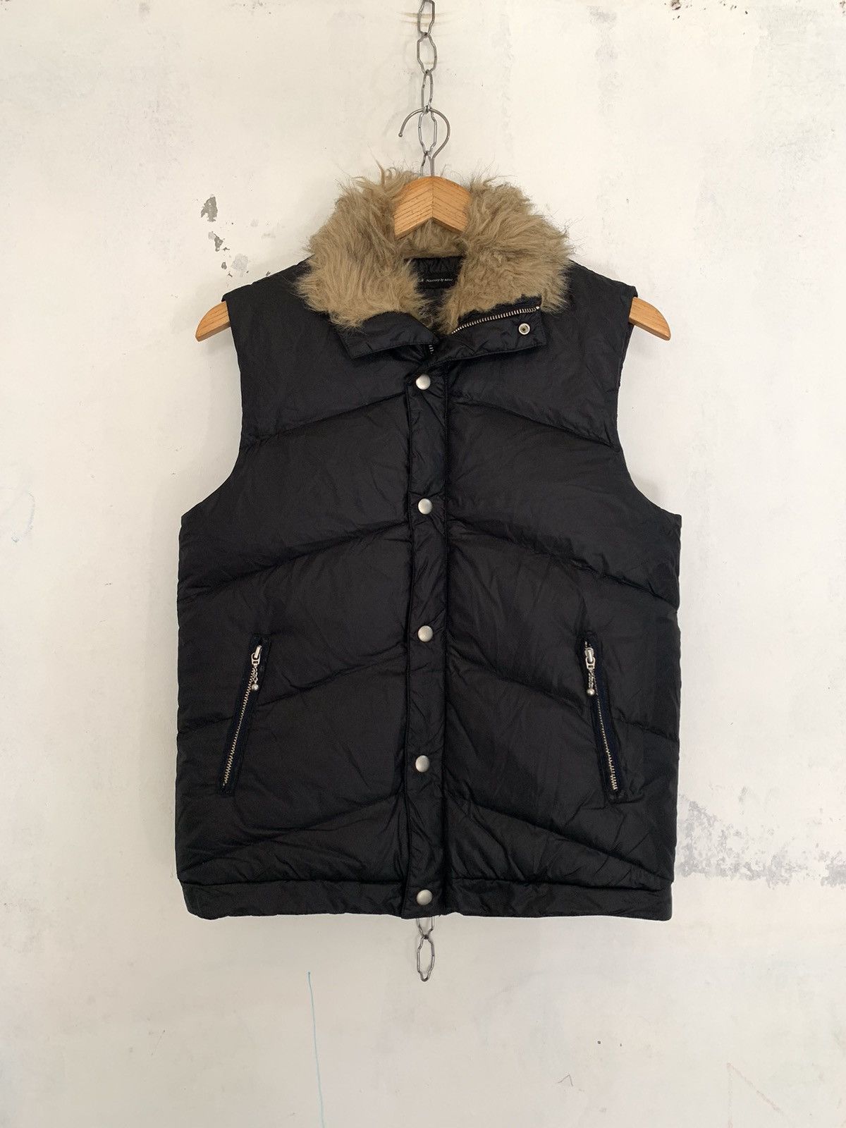 14th Addiction × If Six Was Nine × Slick Slick nylon fur collar down vest Size US S / EU 44-46 / 1 - 1 Thumbnail