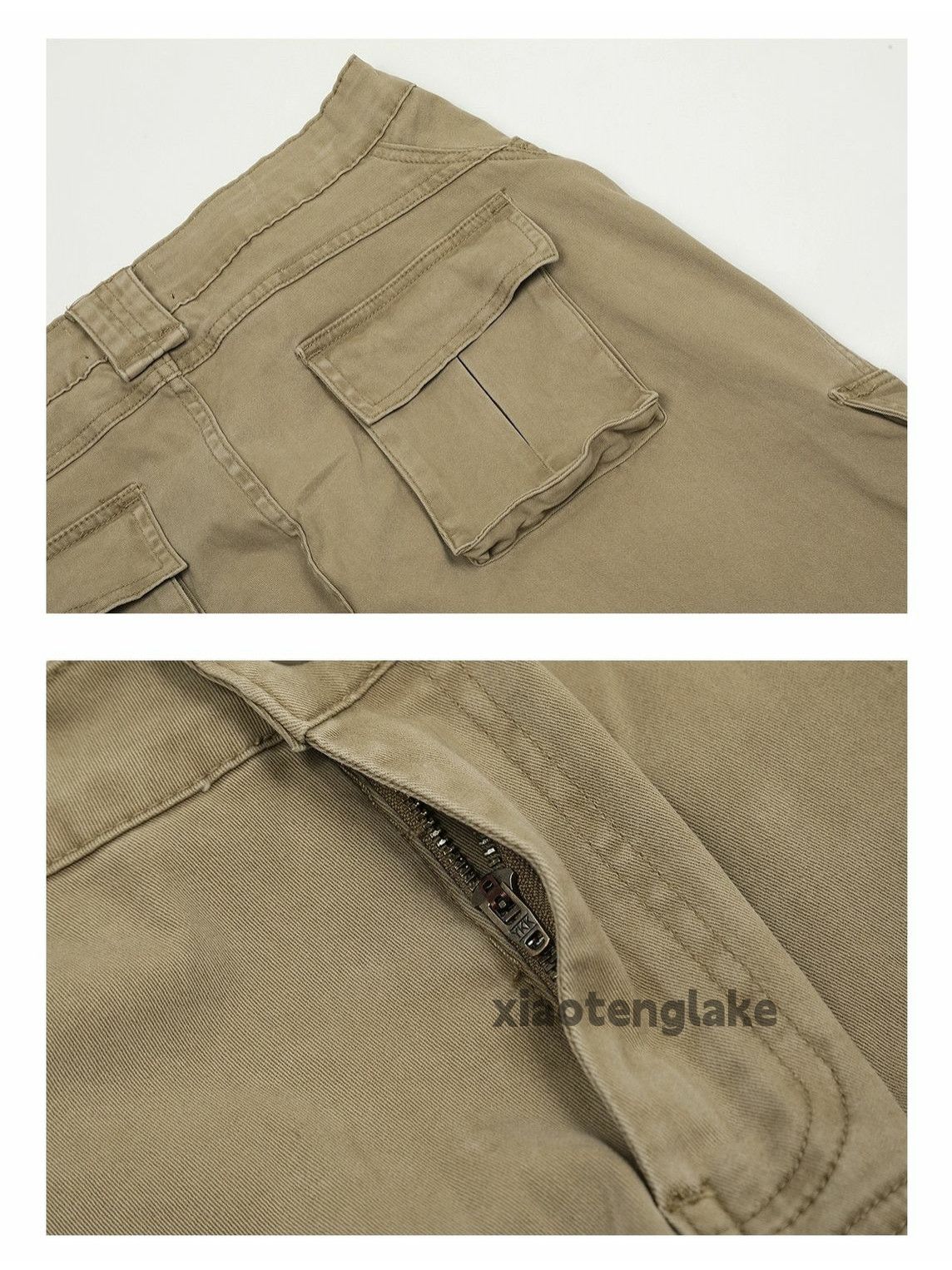 Designer × Japanese Brand × Vintage washed faded workwear loose baggy cargo pants Size US 32 / EU 48 - 4 Thumbnail