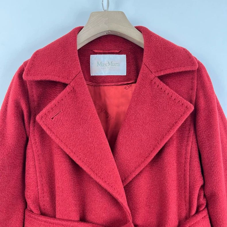 Max Mara Max Mara Red camel hair midi coat Size S / US 4 / IT 40 - 5 Thumbnail