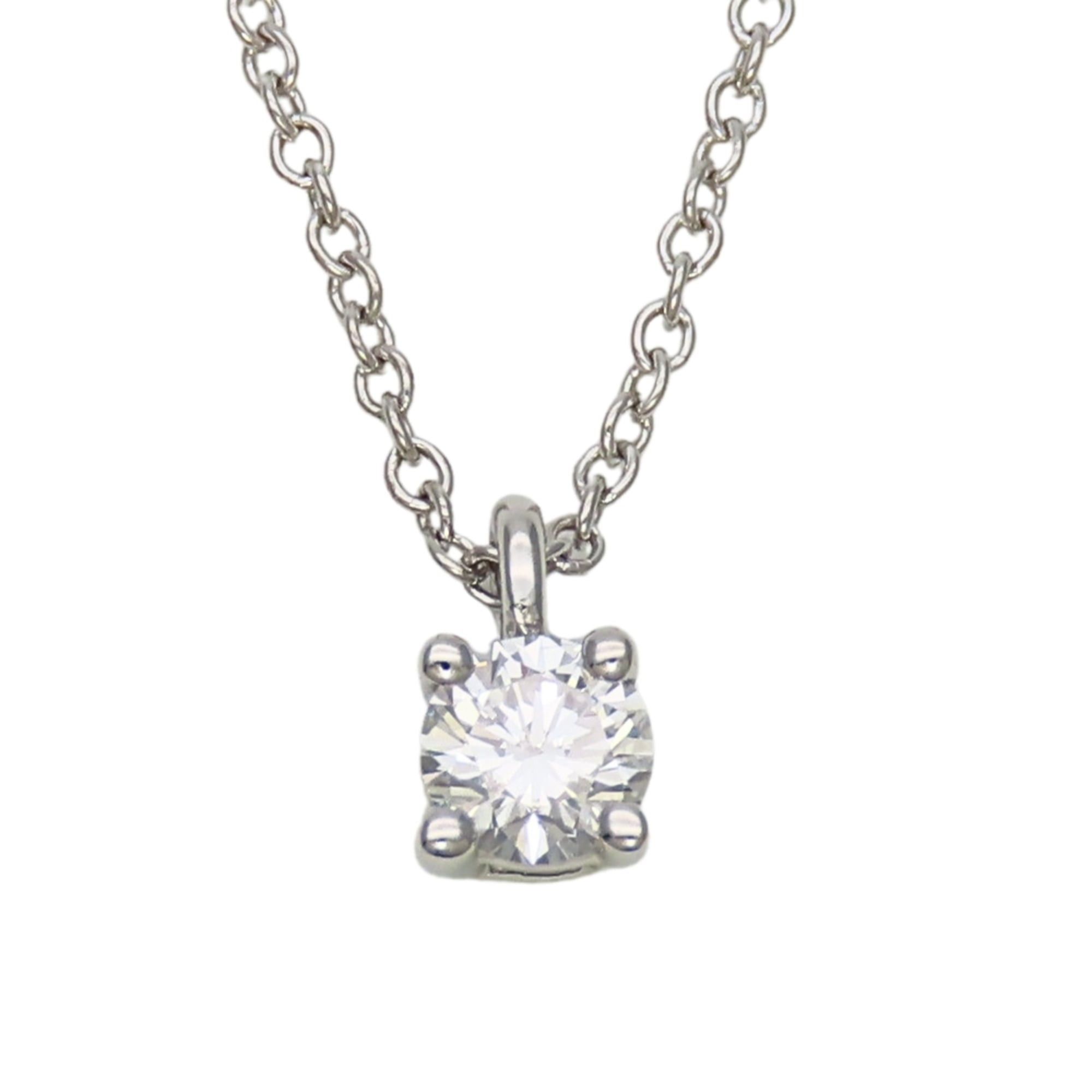 Tiffany & Co. Tiffany & Co. Solitaire Necklace, Platinum 950, 1PD Diamond, Women's Jewelry. Size ONE SIZE - 1 Thumbnail