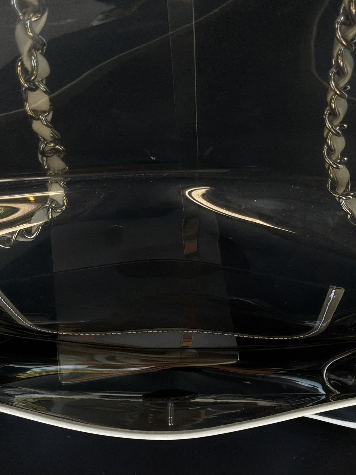 Chanel 2008 Chanel - Heart CC Transparent Vinyl Flap Bag Size ONE SIZE - 13 Thumbnail