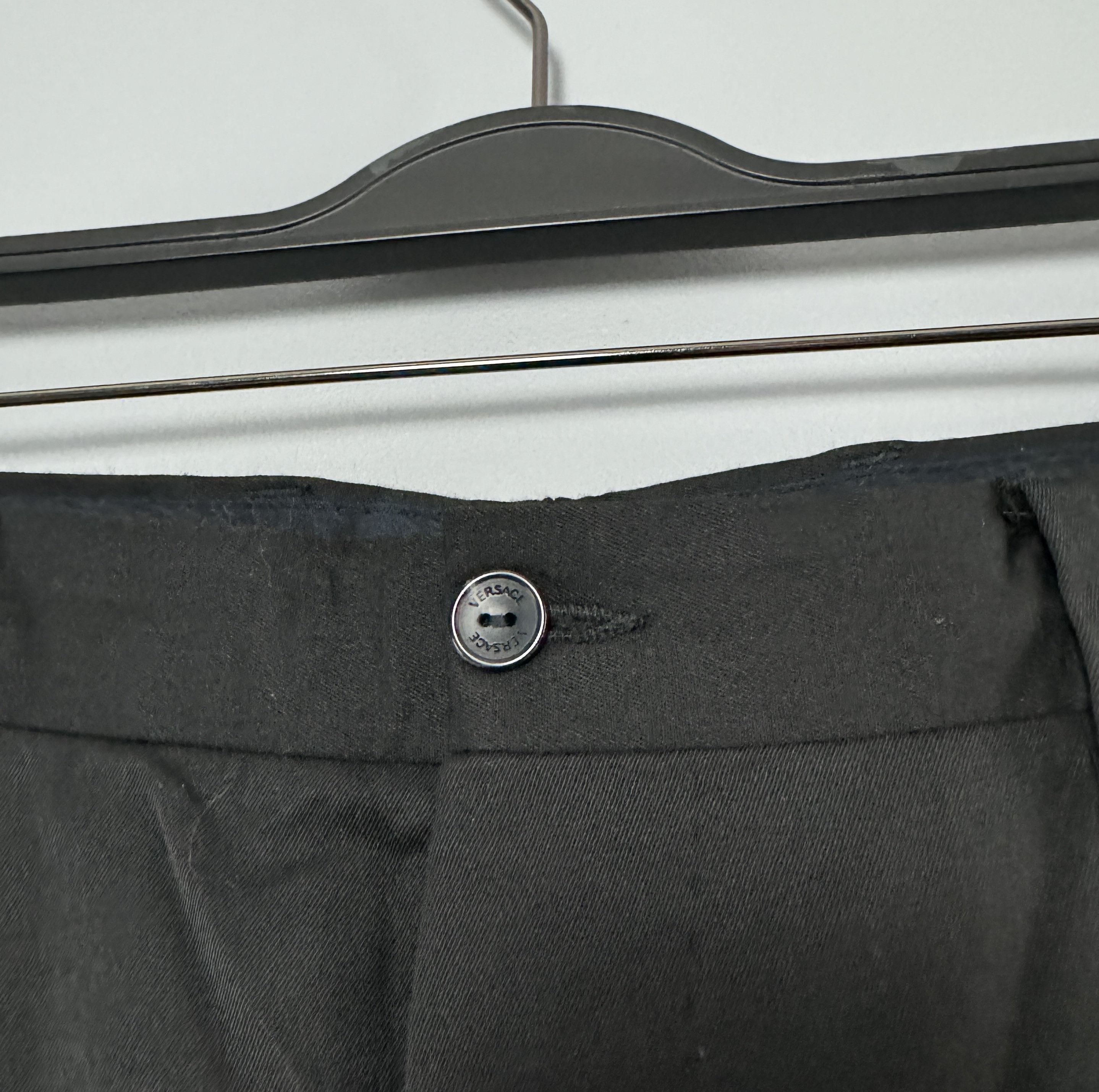 Versace Men's Versace Classic Pants Chino Black Trousers Size 50 Size US 34 / EU 50 - 3 Thumbnail