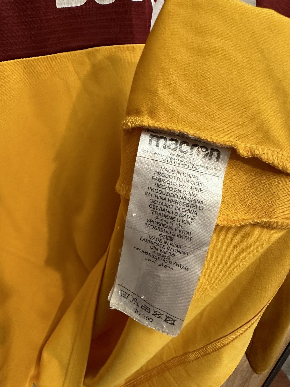 Vintage Motherwell F.C. Macron soccer jersey football kit shirt Size US XL / EU 56 / 4 - 8 Thumbnail