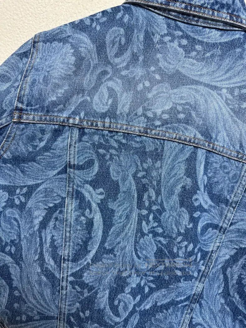 Versace Versace Blue washed denim jacket Size US XXS / EU 40 - 5 Thumbnail