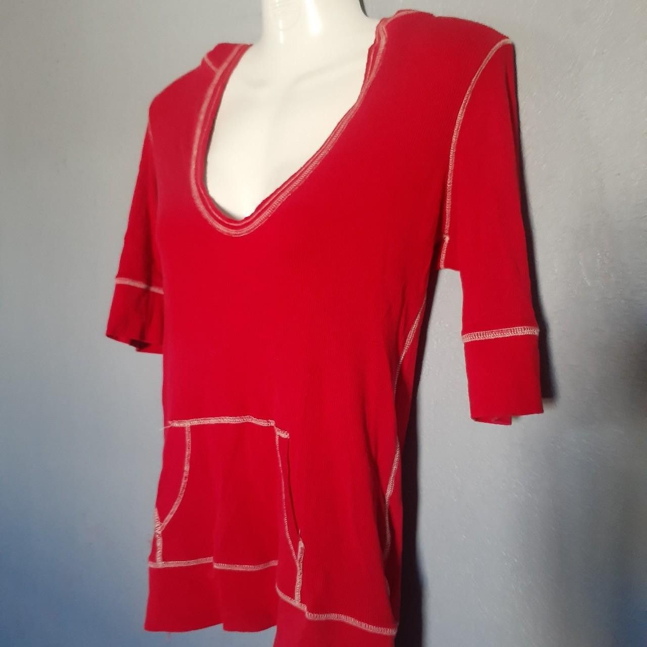 Victoria's Secret Victoria's Secret Tee Shop Red Hoodie Top size Large Size L / US 10 / IT 46 - 3 Thumbnail