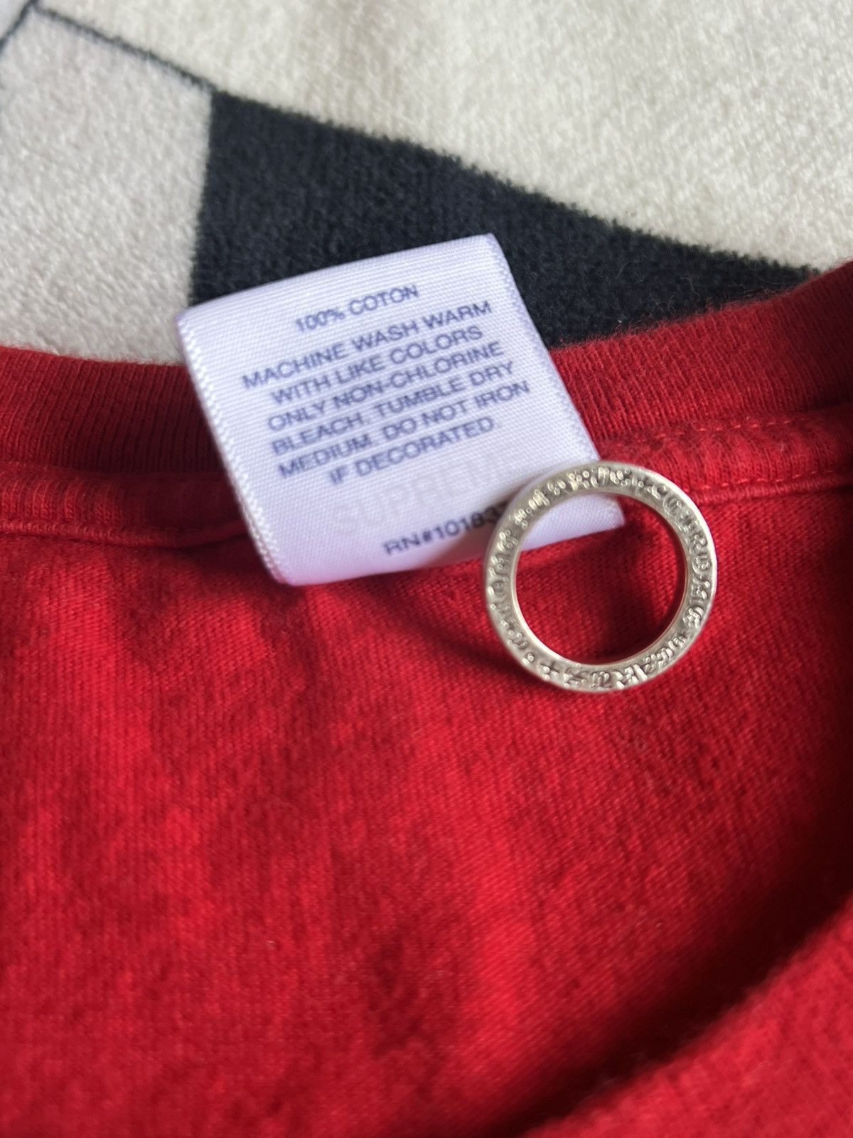 Supreme SS19 Supreme Rocks Tee - Red - Pre-Owned Size US XL / EU 56 / 4 - 4 Thumbnail