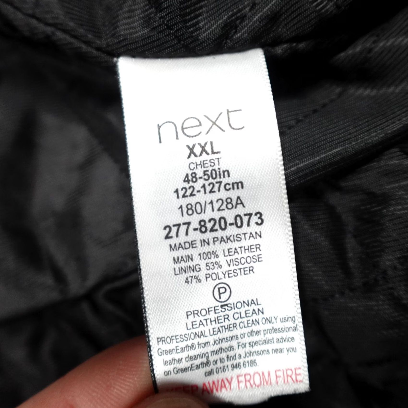 NEXT NEXT Leather Bomber Jacket Coat Black Size 2XL Men's New With Tags Size US XXL / EU 58 / 5 - 7 Thumbnail