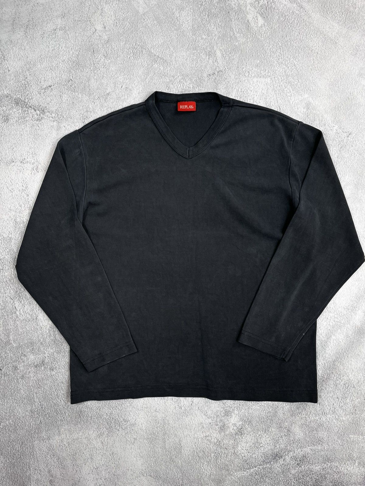 Replay Vintage Y2K Replay logo washed loglsleeve streetwear style Size US M / EU 48-50 / 2 - 1 Thumbnail