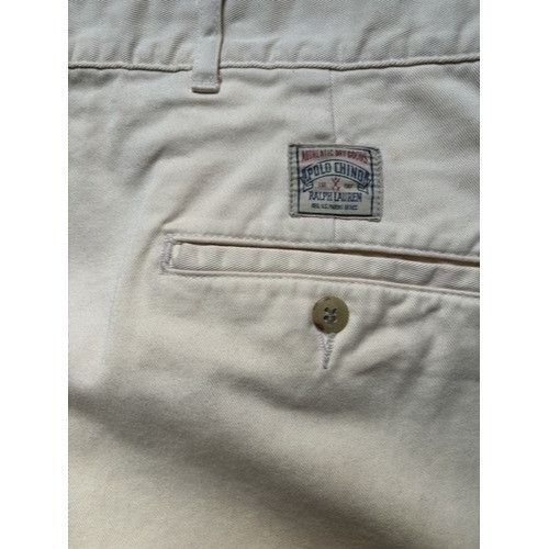 Polo Ralph Lauren RARE Polo Chino Ralph Lauren Men's Pants 80s-90s Vintage 40x Size US 40 / EU 56 - 1 Thumbnail
