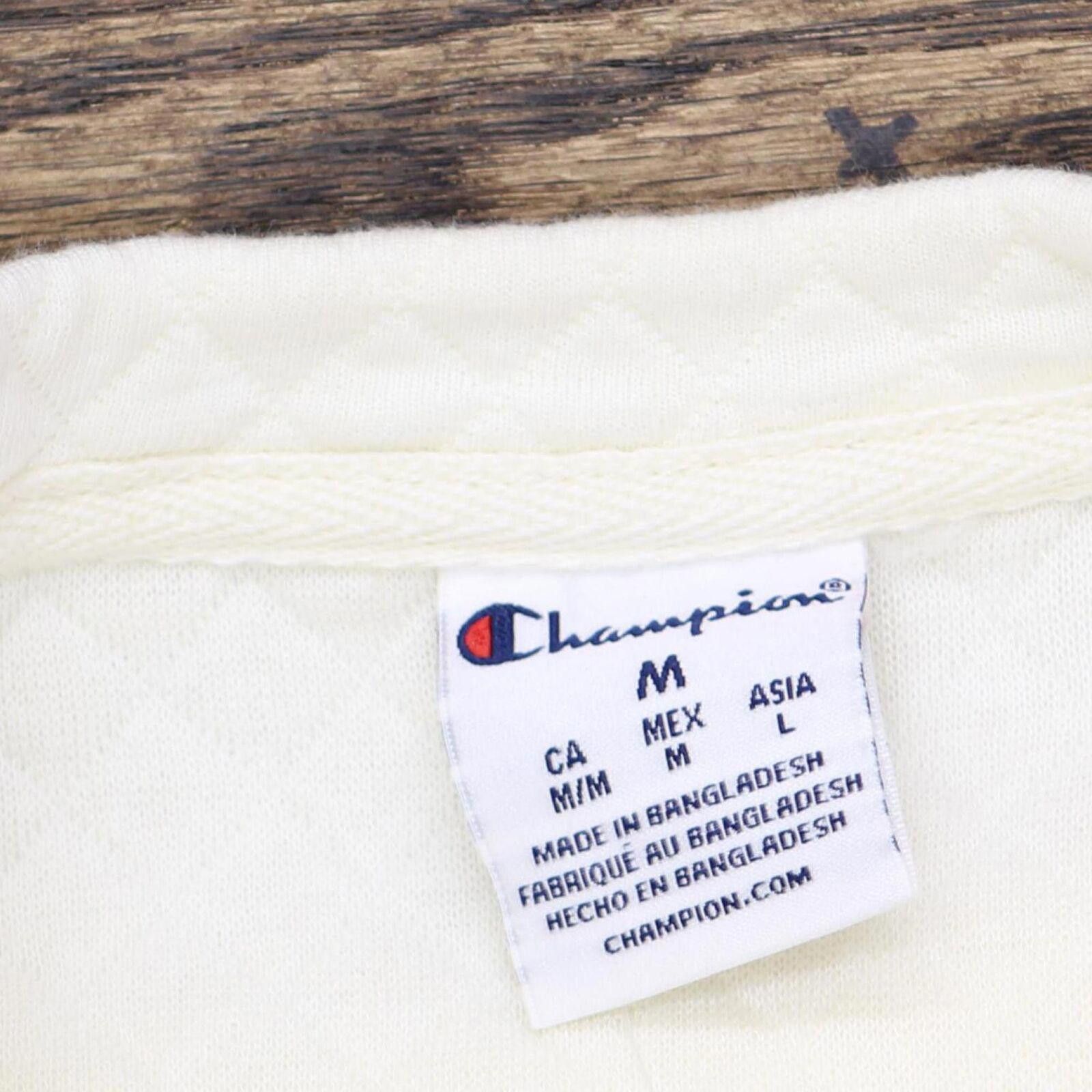 Champion Champion State Embroidered Quilted Sweatshirt Off White M Size M / US 6-8 / IT 42-44 - 3 Thumbnail