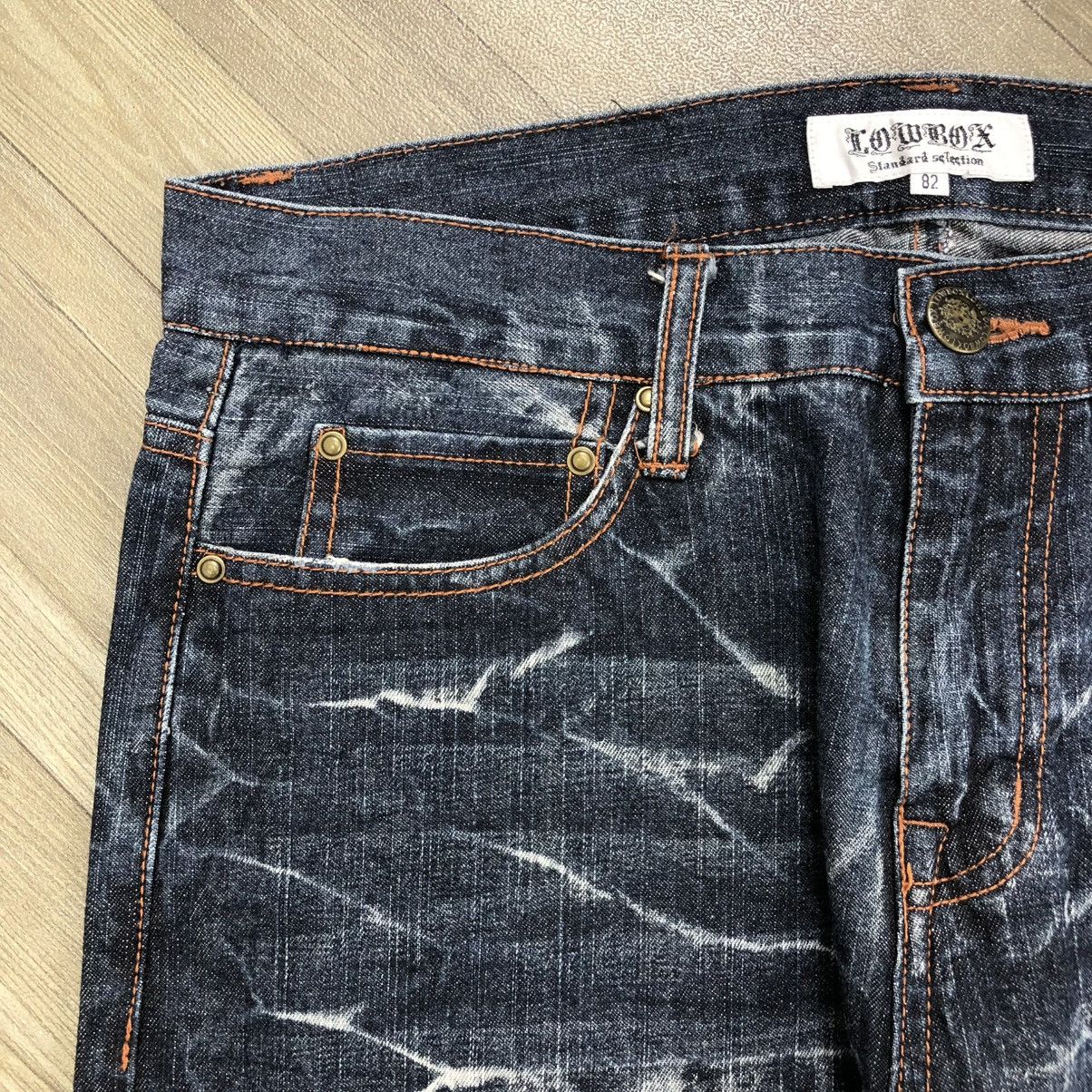 If Six Was Nine × Japanese Brand × Le Grande Bleu (L.G.B.) 2000s Y2K Lowbox Japenese Brand Faded Punk Lgb Style Jeans Size US 30 / EU 46 - 3 Thumbnail