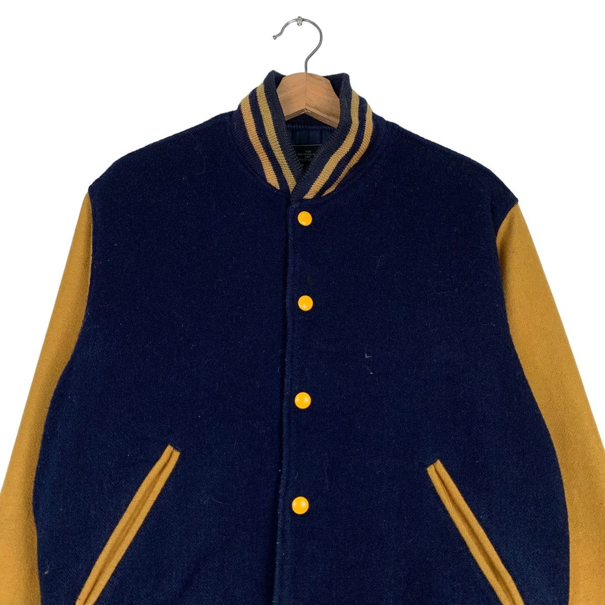 Japanese Brand VAN JAC Wool Varsity Jacket #0467-C21 Size US M / EU 48-50 / 2 - 2 Thumbnail