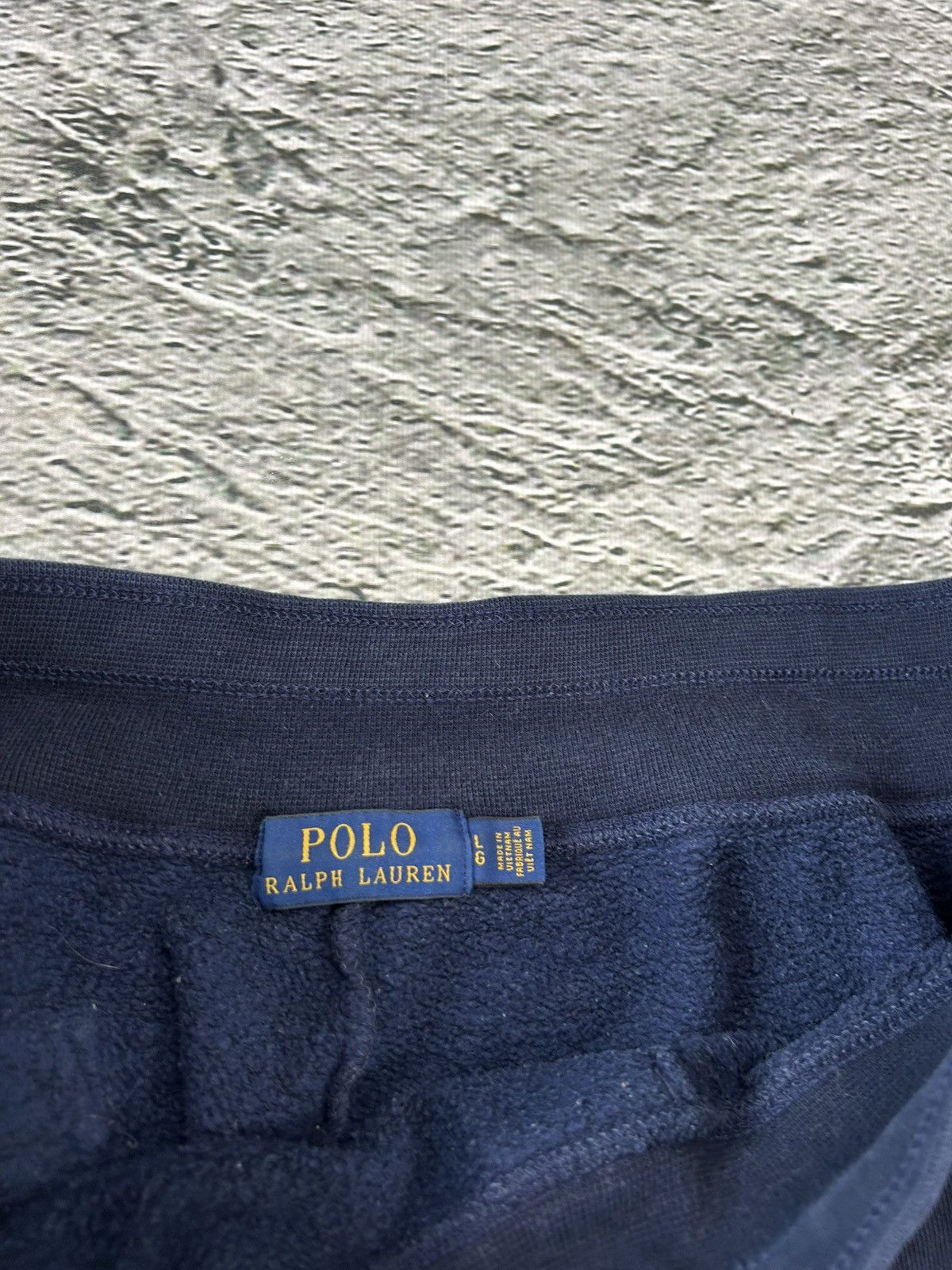 Polo Ralph Lauren × Ralph Lauren × Vintage Polo Ralph Lauren sweatpants navy blue small pony yellow Size US 32 / EU 48 - 3 Thumbnail