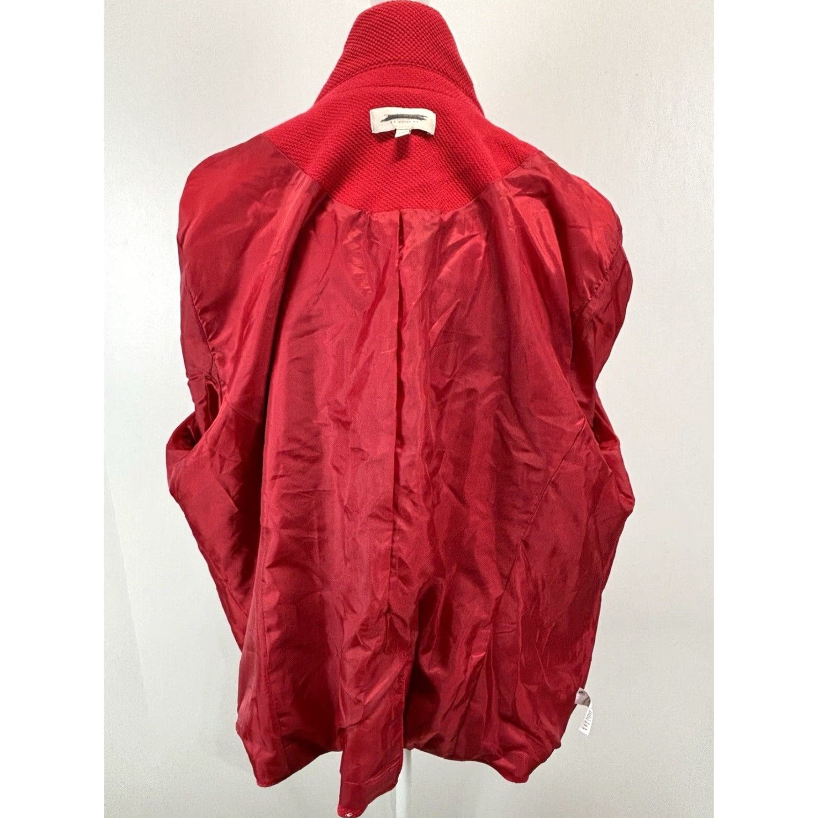 Talbots Talbots Blazer 26W Plus Red Womens Classic Textured Lined Career Size 4XL / US 24-26 - 5 Thumbnail