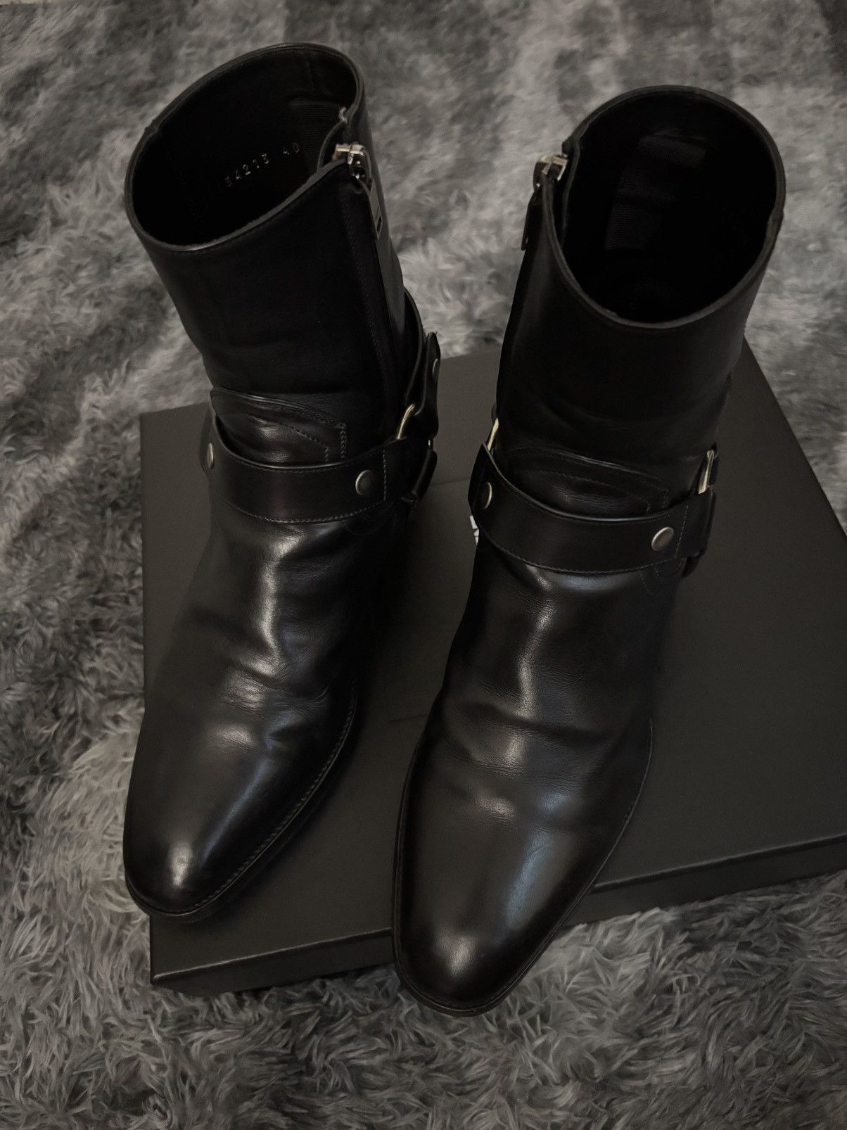 Saint Laurent Paris FW16 saint laurent paris wyatt harness boots 60mm Size US 8 / EU 41 - 4 Thumbnail