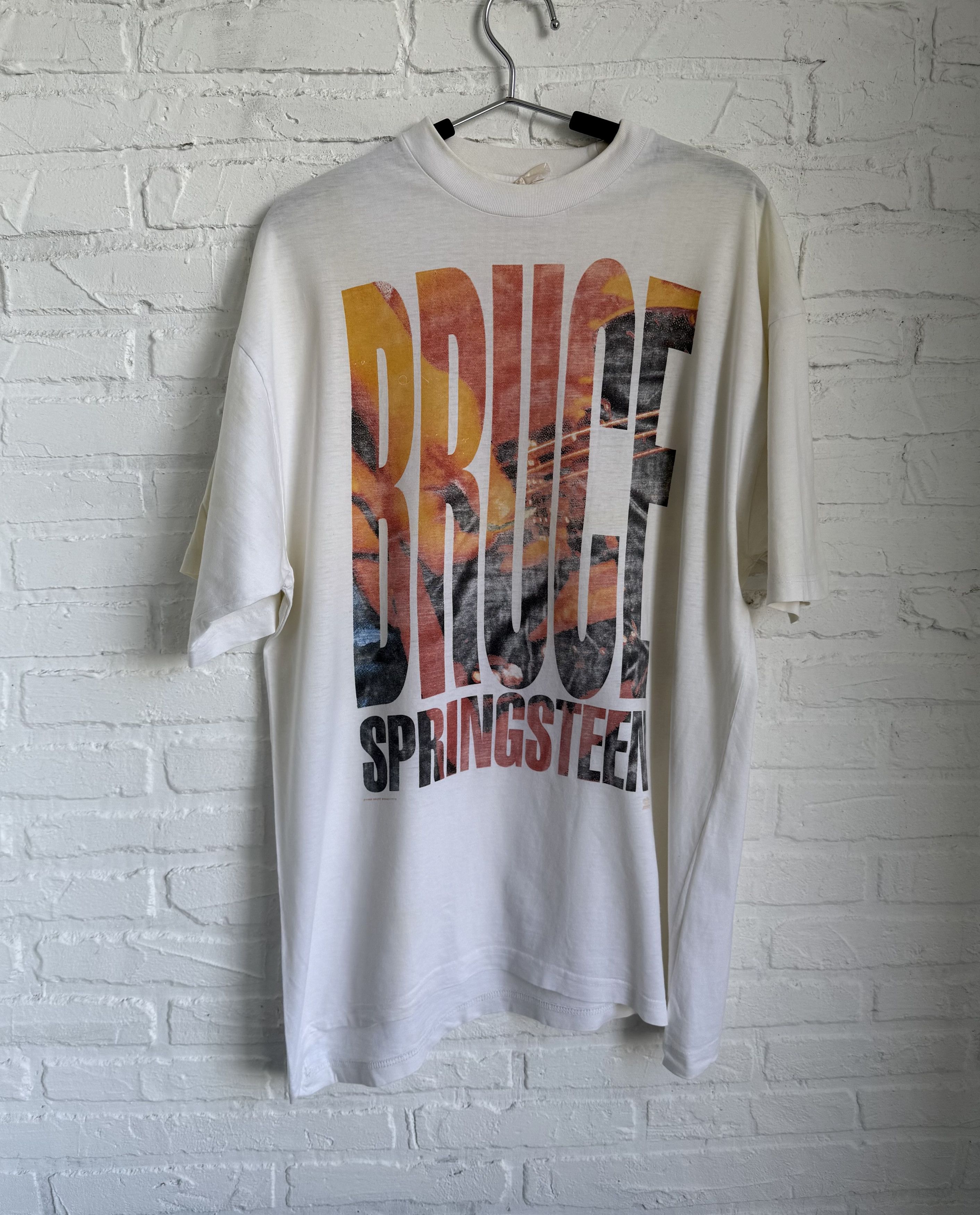 Band Tees × Vintage Vintage 1993 Bruce Springsteen world tour t-shirt Size US XL / EU 56 / 4 - 1 Thumbnail