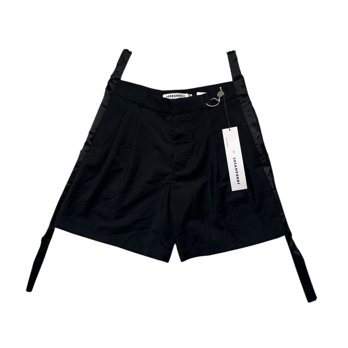JordanLuca tailored wool silk slit shorts Size US 30 / EU 46 - 1 Thumbnail