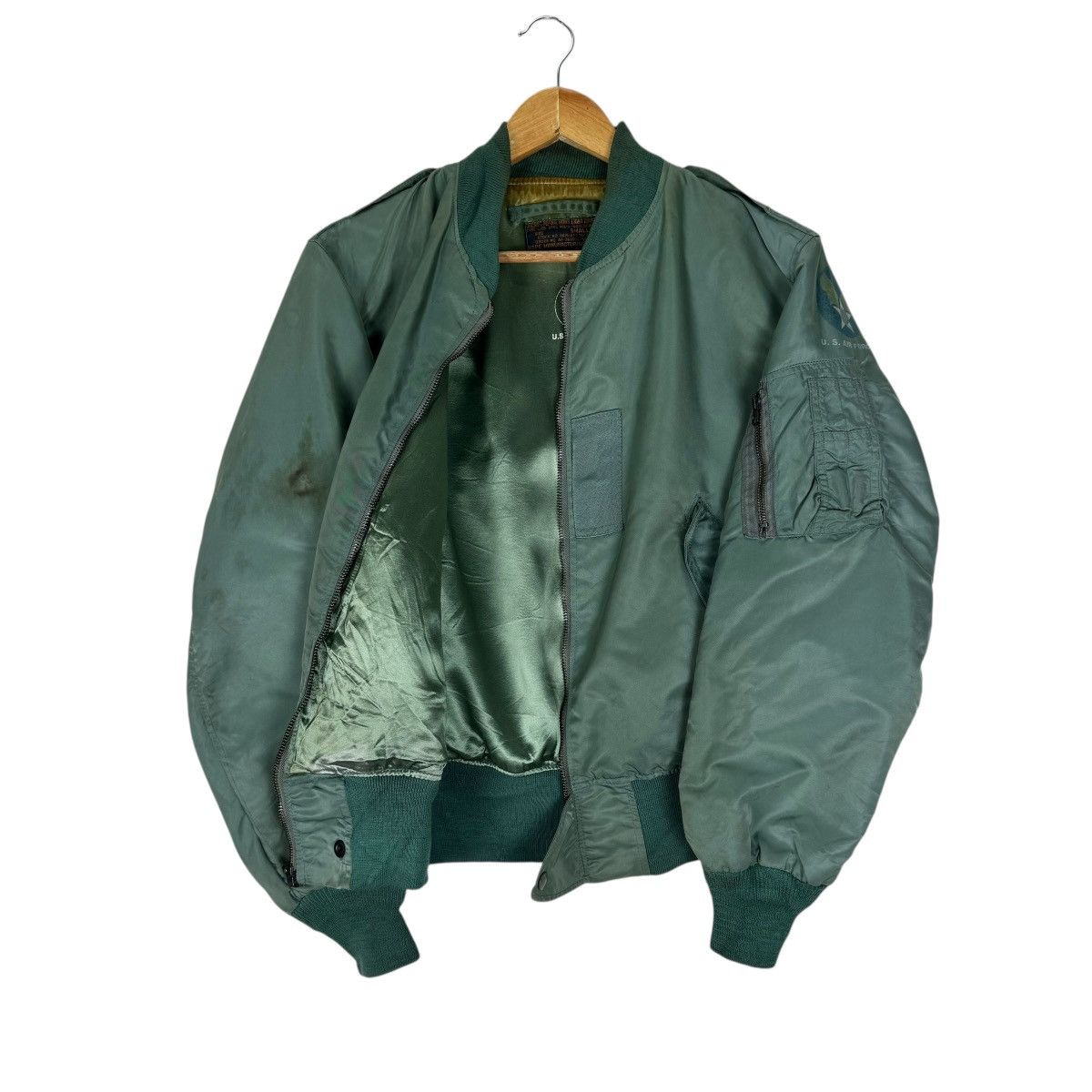Hope ☀️HOPE MFG TYPE L2B USAF MA-1 FLYERS BOMBER JACKET Size US S / EU 44-46 / 1 - 10 Thumbnail