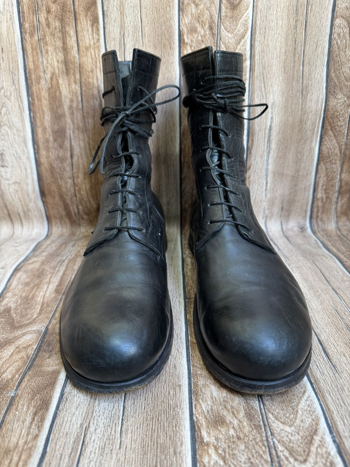 Dimissianos & Miller lace up horse leather boots Size US 6.5 / EU 39-40 - 3 Thumbnail