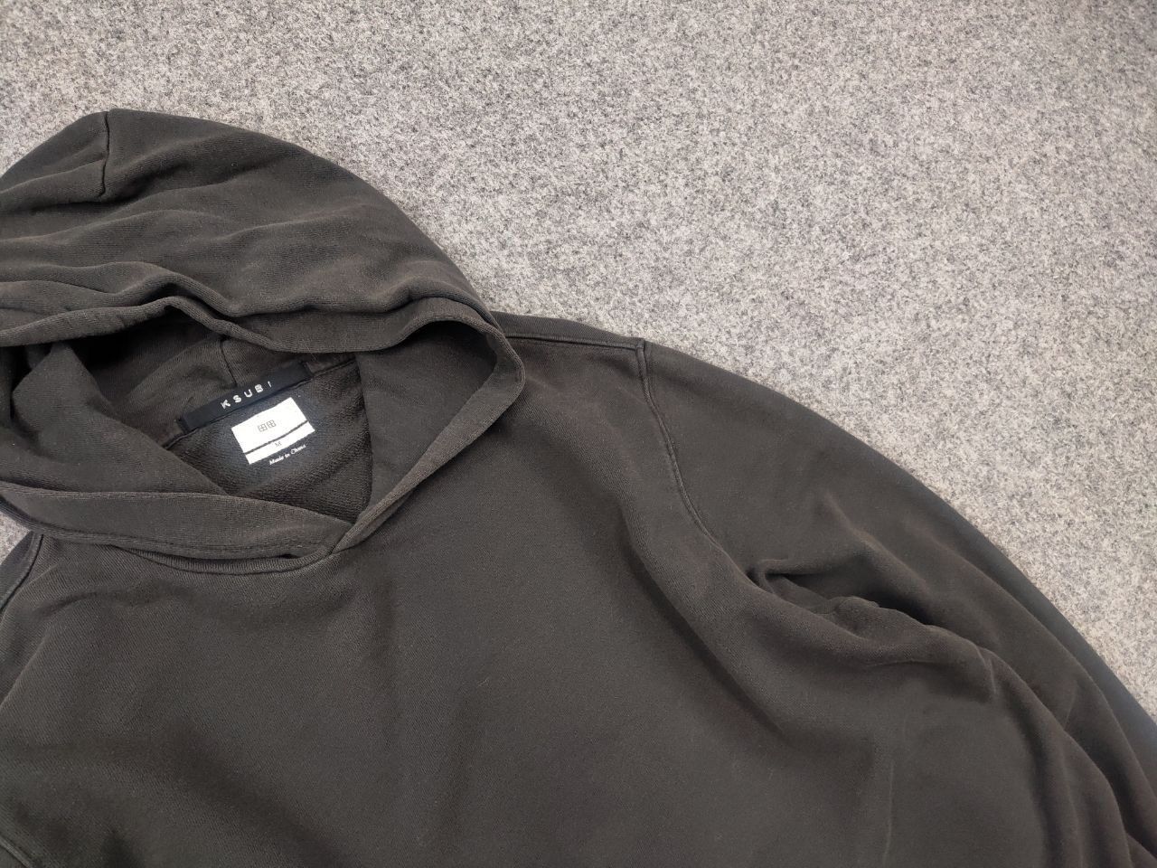 Ksubi Ksubi Japan Brink Black LIfe Gray Pocket Oversized Hoodie Size US M / EU 48-50 / 2 - 9 Thumbnail