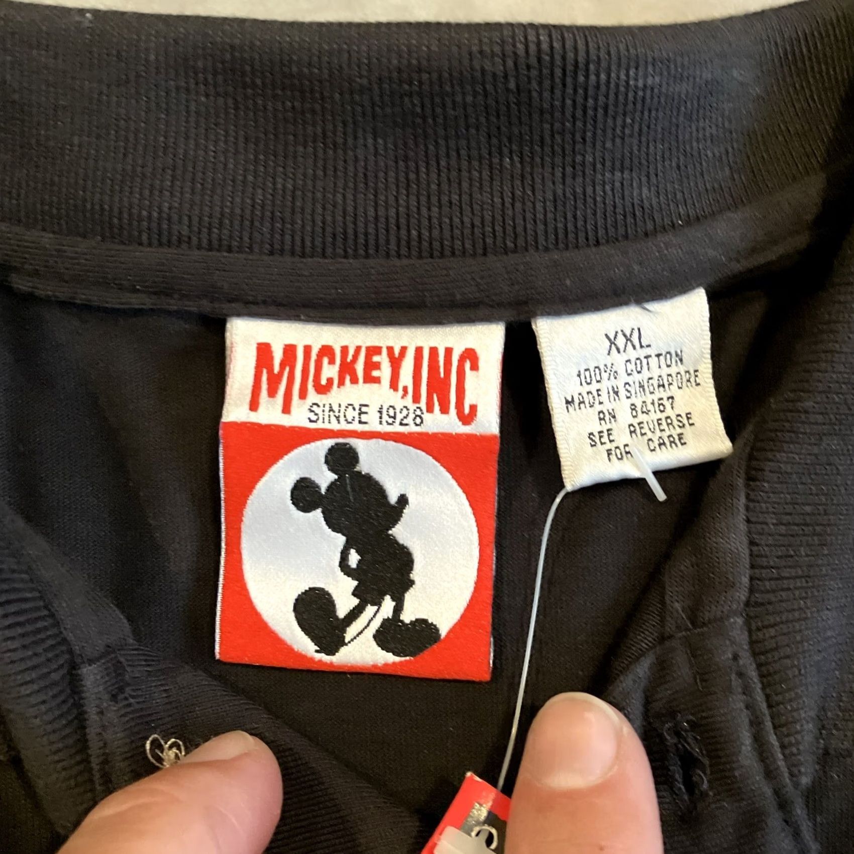 Disney Vintage Walt Disney World Mickey Inc. 25th Anniversary Polo Black XXL NWT RARE Size US XXL / EU 58 / 5 - 3 Thumbnail