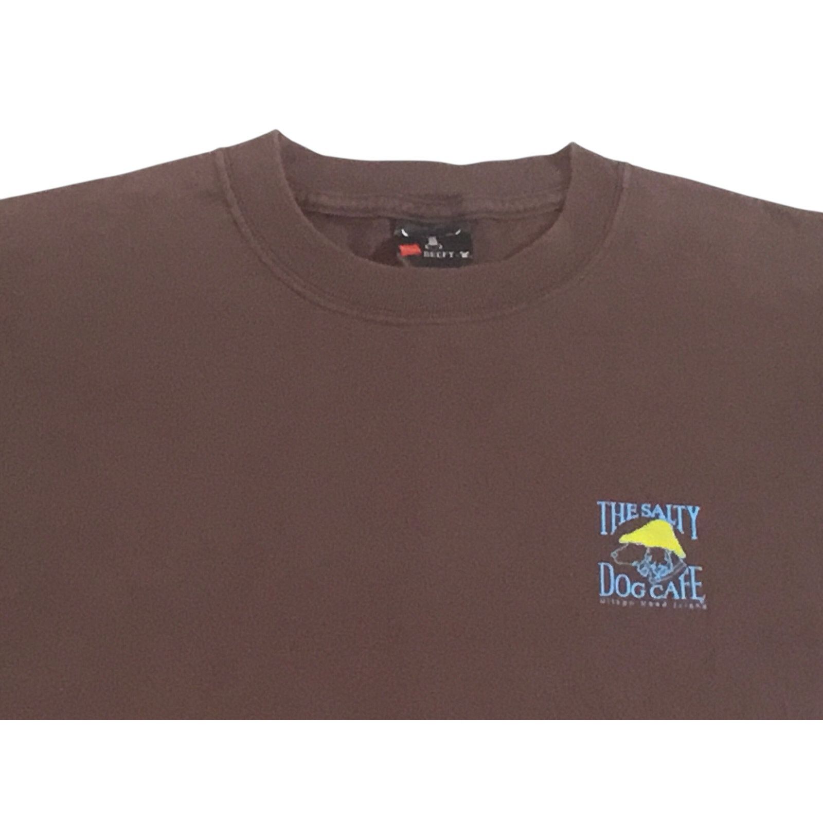 Hanes Salty Dog Cafe T-Shirt Brown Blue Vintage Hilton Head Size Size US S / EU 44-46 / 1 - 2 Thumbnail