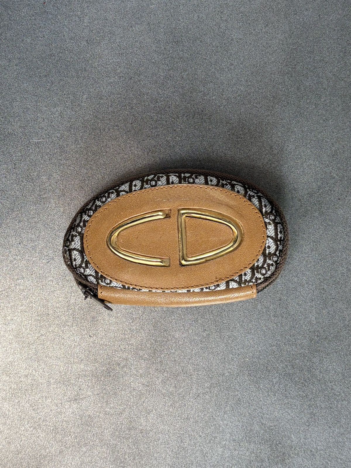 Dior 1970s Christian Dior Trotter Coin Purse Vintage Monogram Key Size ONE SIZE - 18 Thumbnail